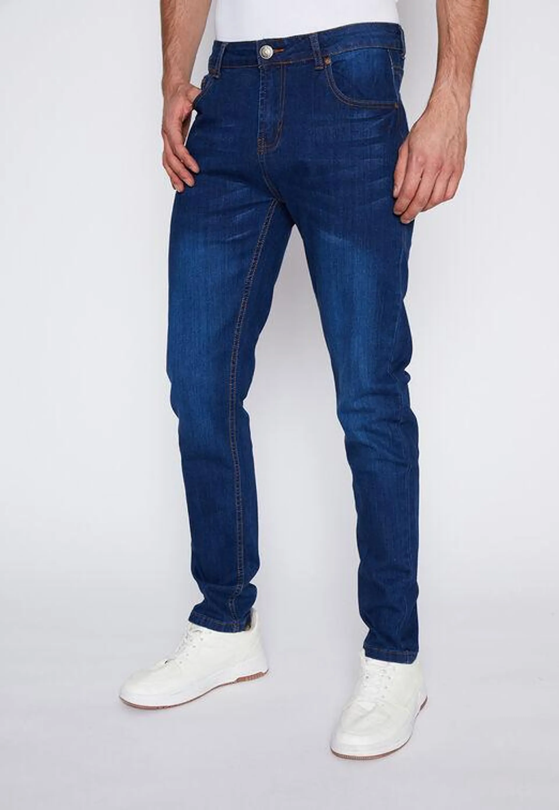 Jeans Hombre Azul Skinny Family Shop