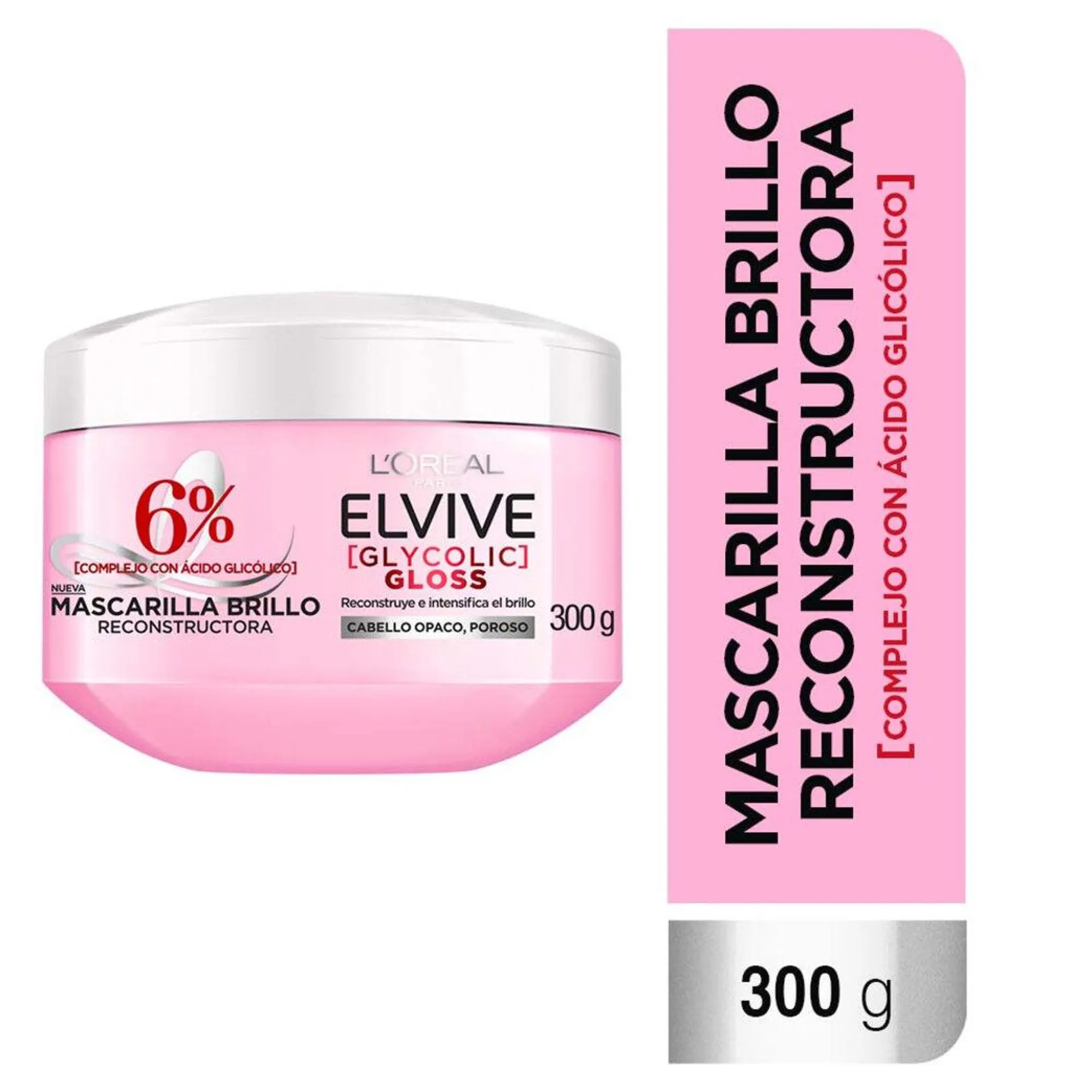 Crema de Tratamiento Elvive Glycolic Gloss 300g