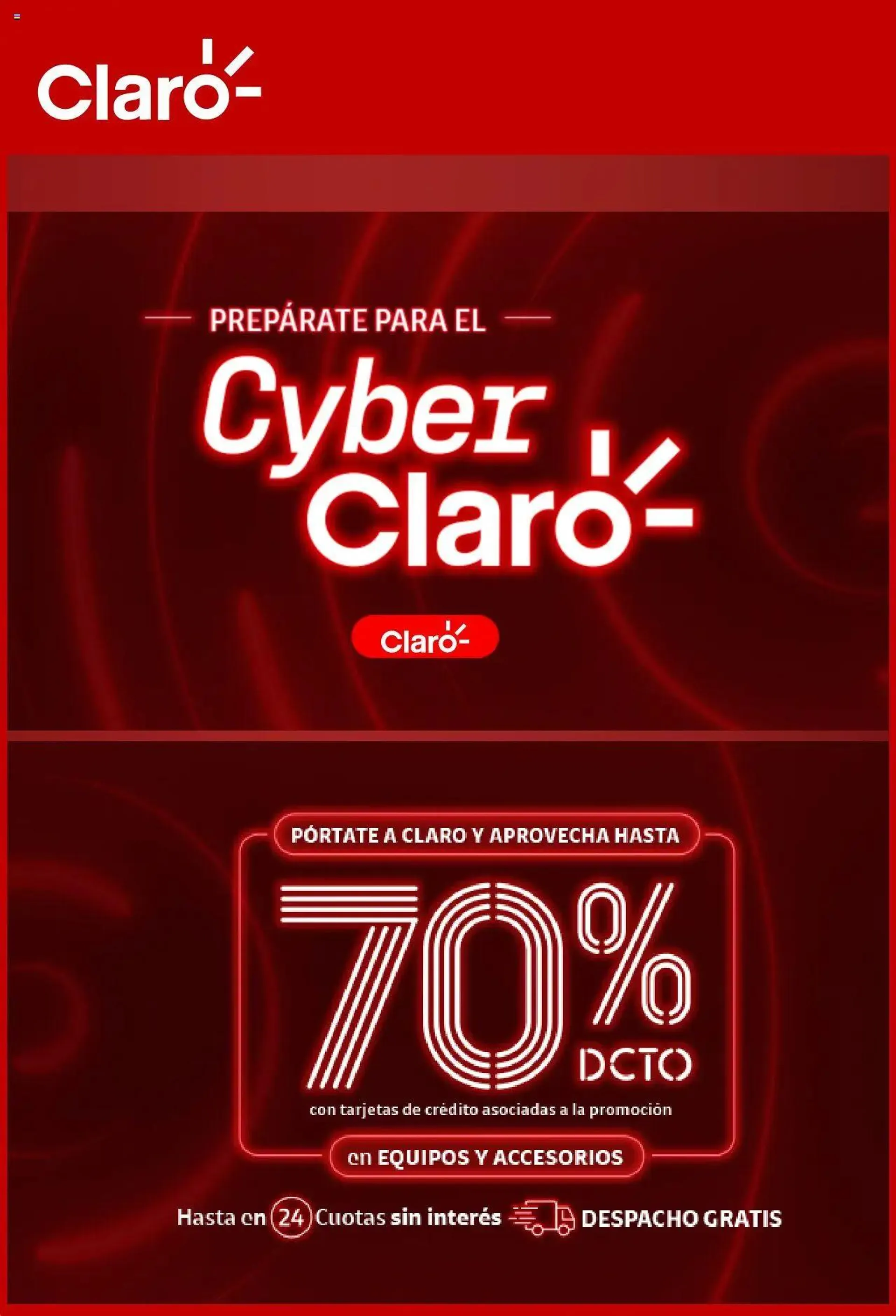 Claro Cyber Monday - 0