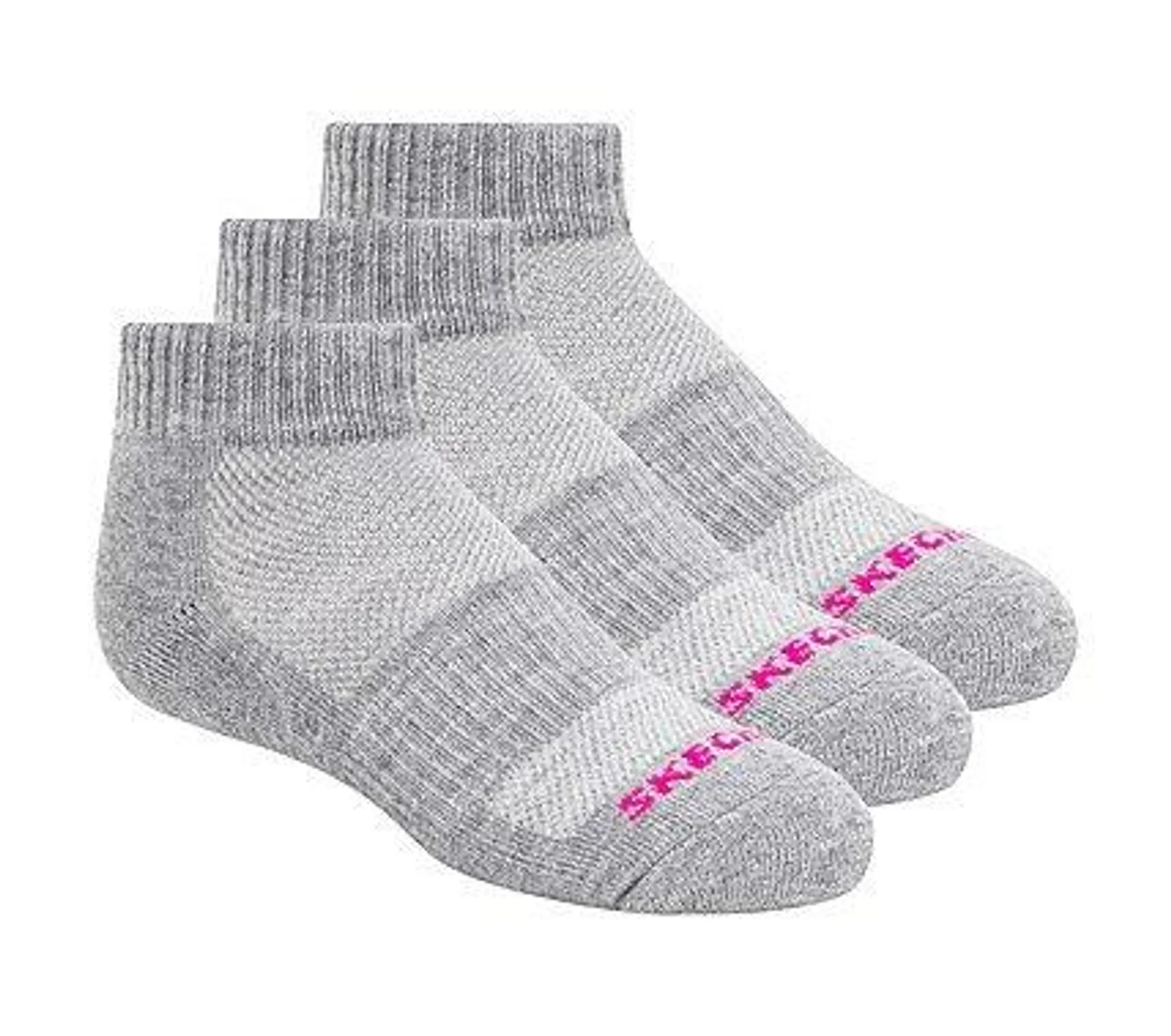 3 Pack Girls Socks - 1/4 Polyspan