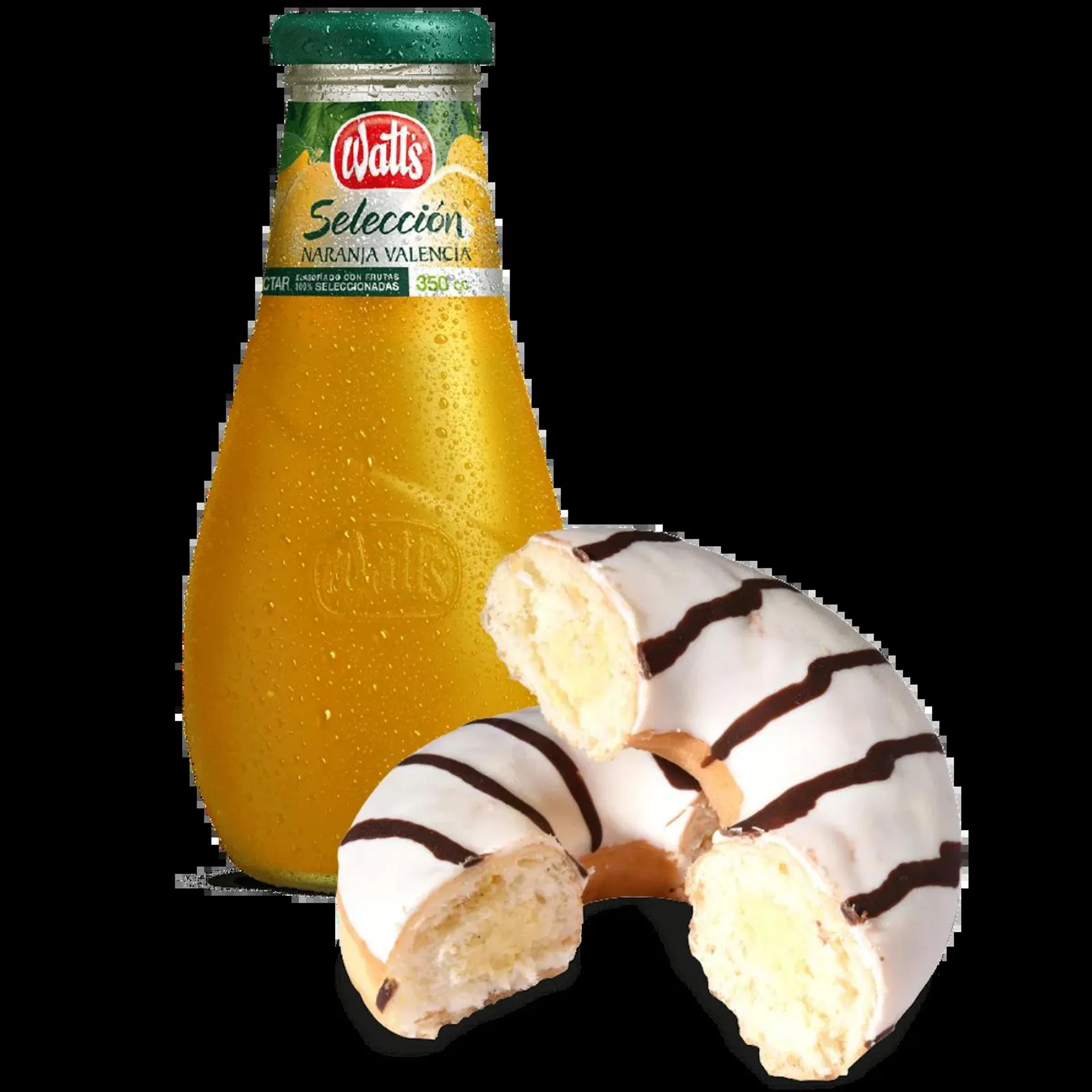 1 Donut Variedades + Watt´S Selcción Naranja O Piña 350 Cc
