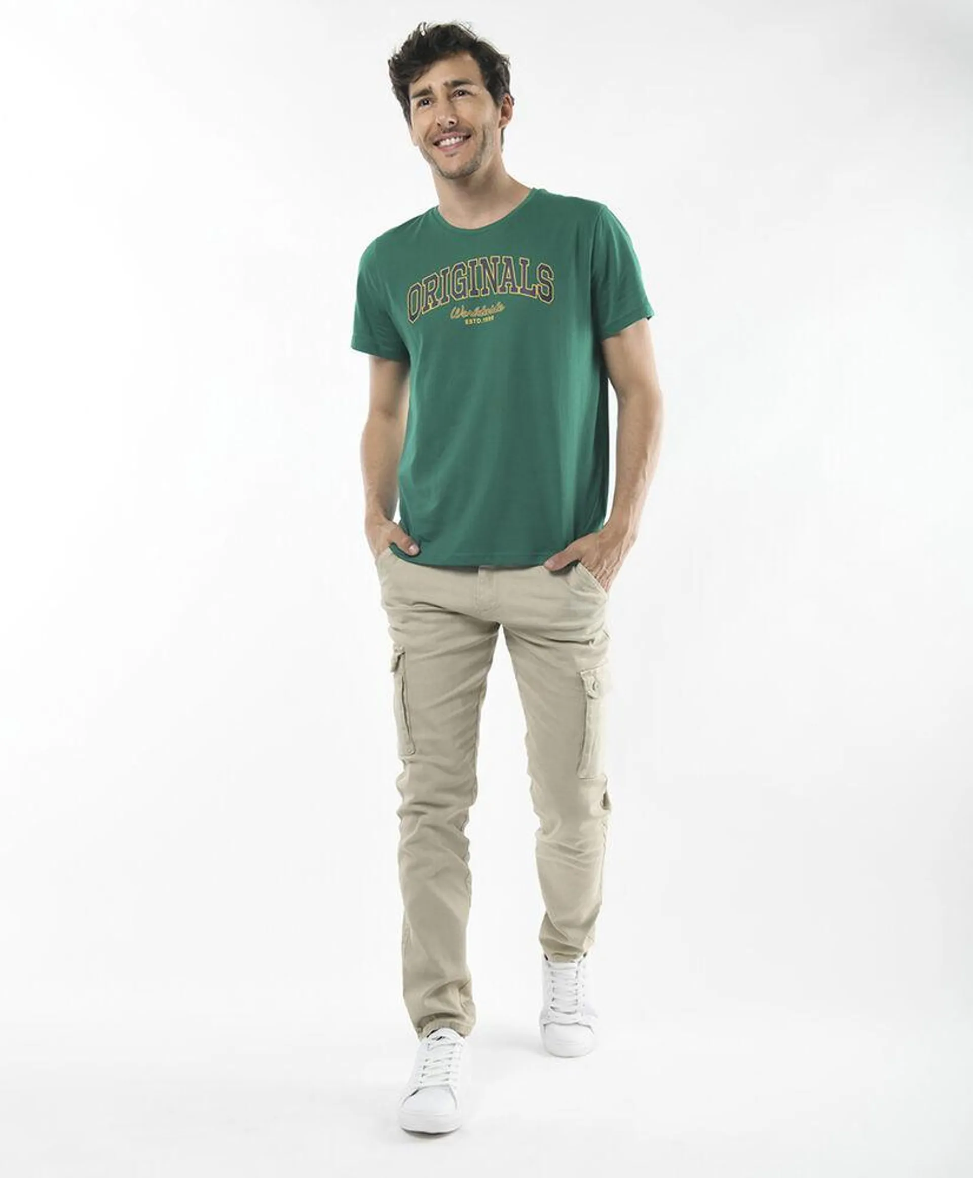 Pantalón hombre cargo