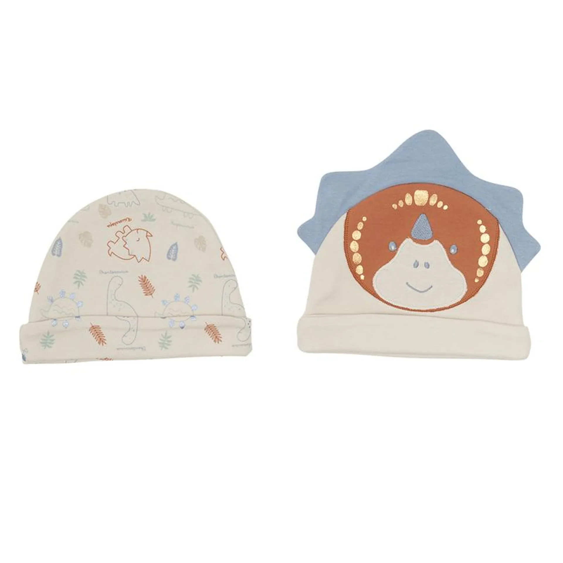 Pack 2 Pcs Gorro Bebé Niño Estampado Multicolor