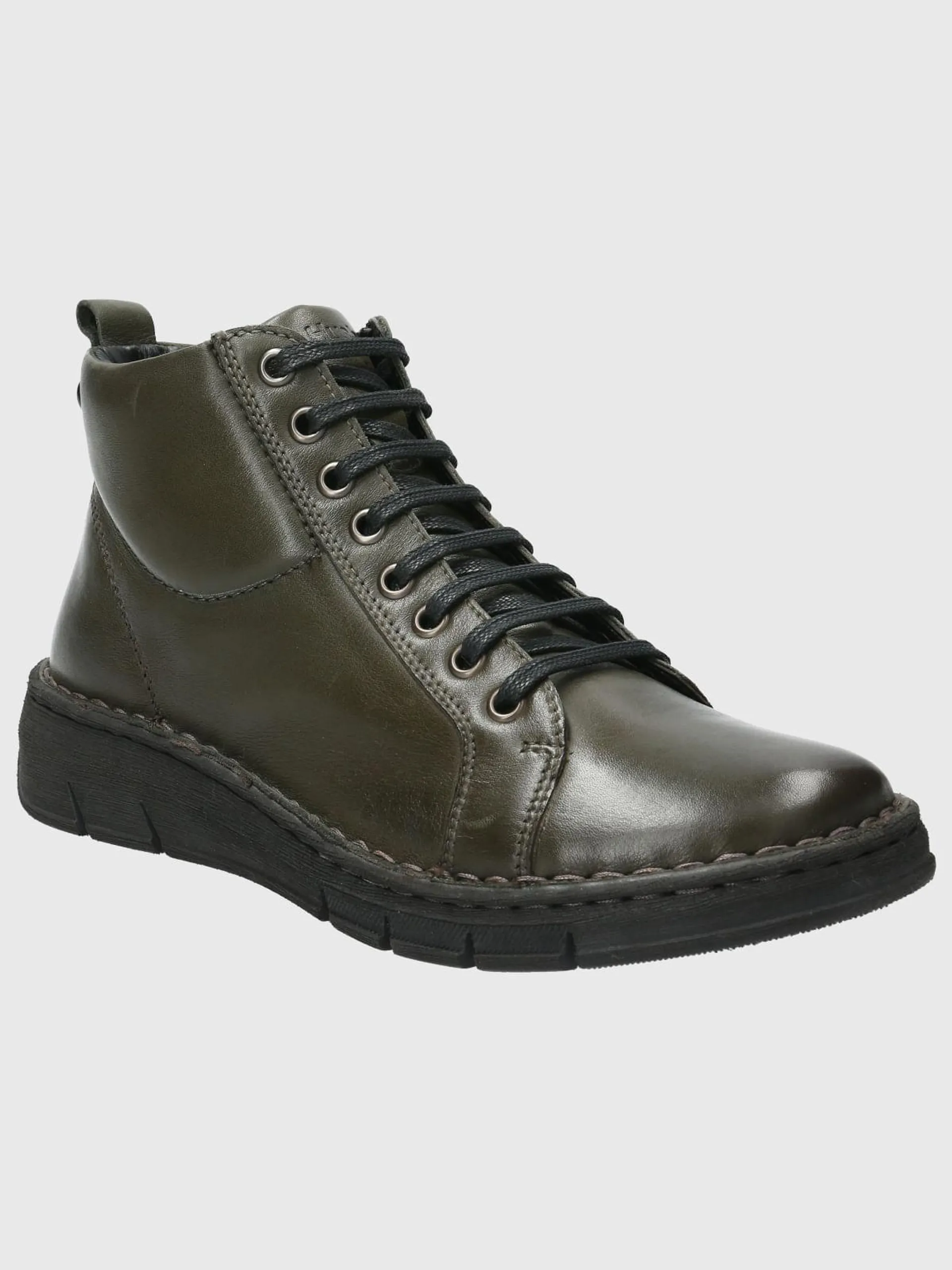 Botin Cuero Mujer Winnet Verde