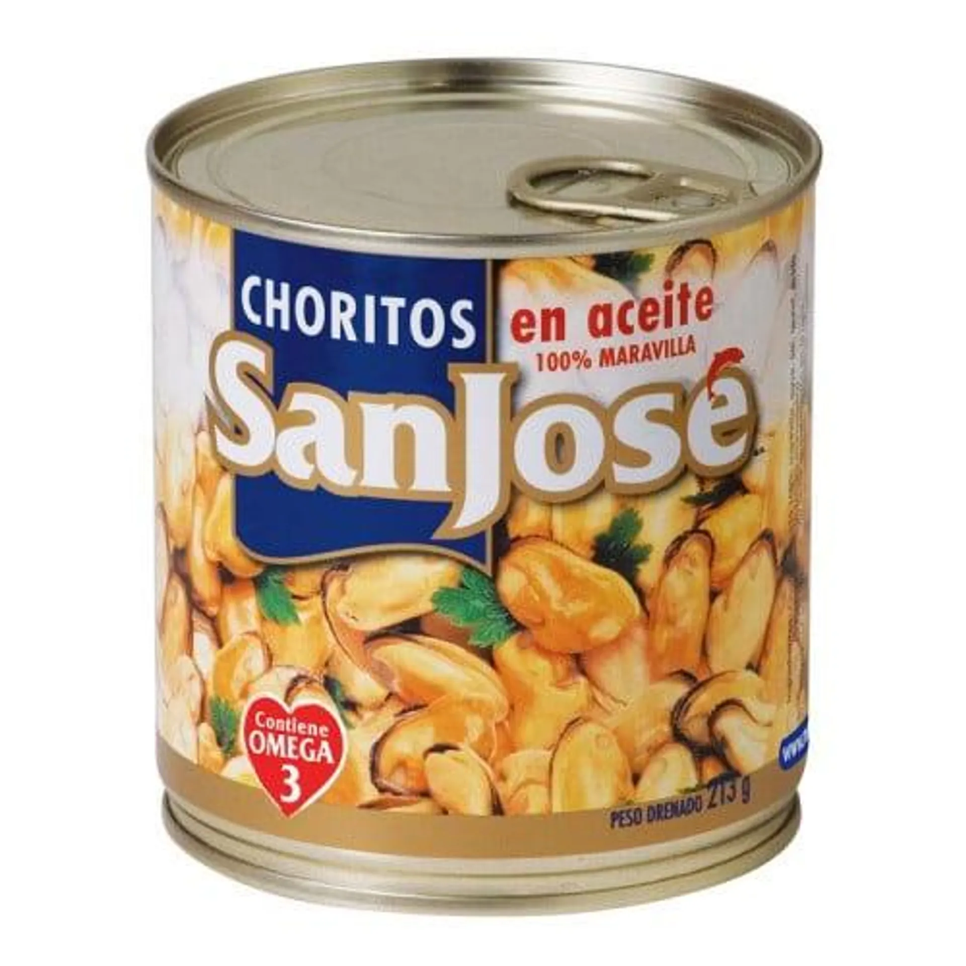 Choritos San José Aceite 425 gr