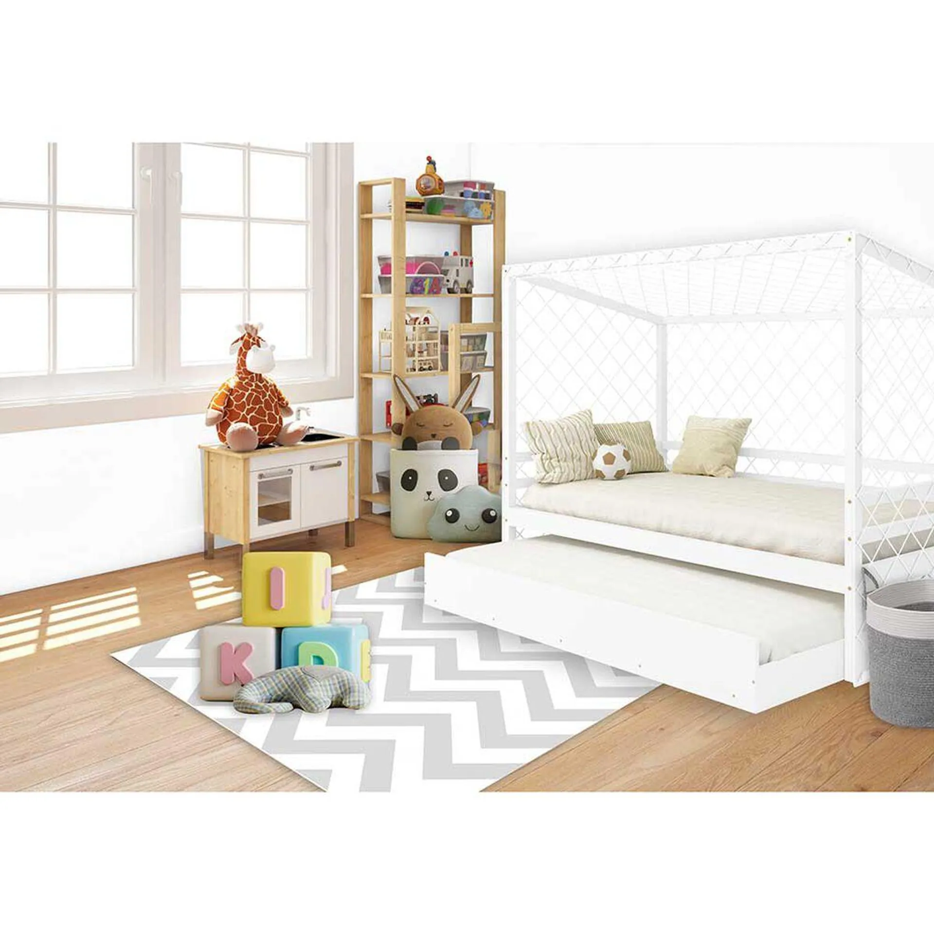 Cama Funcional Casanova Kids 1 Plaza Golera