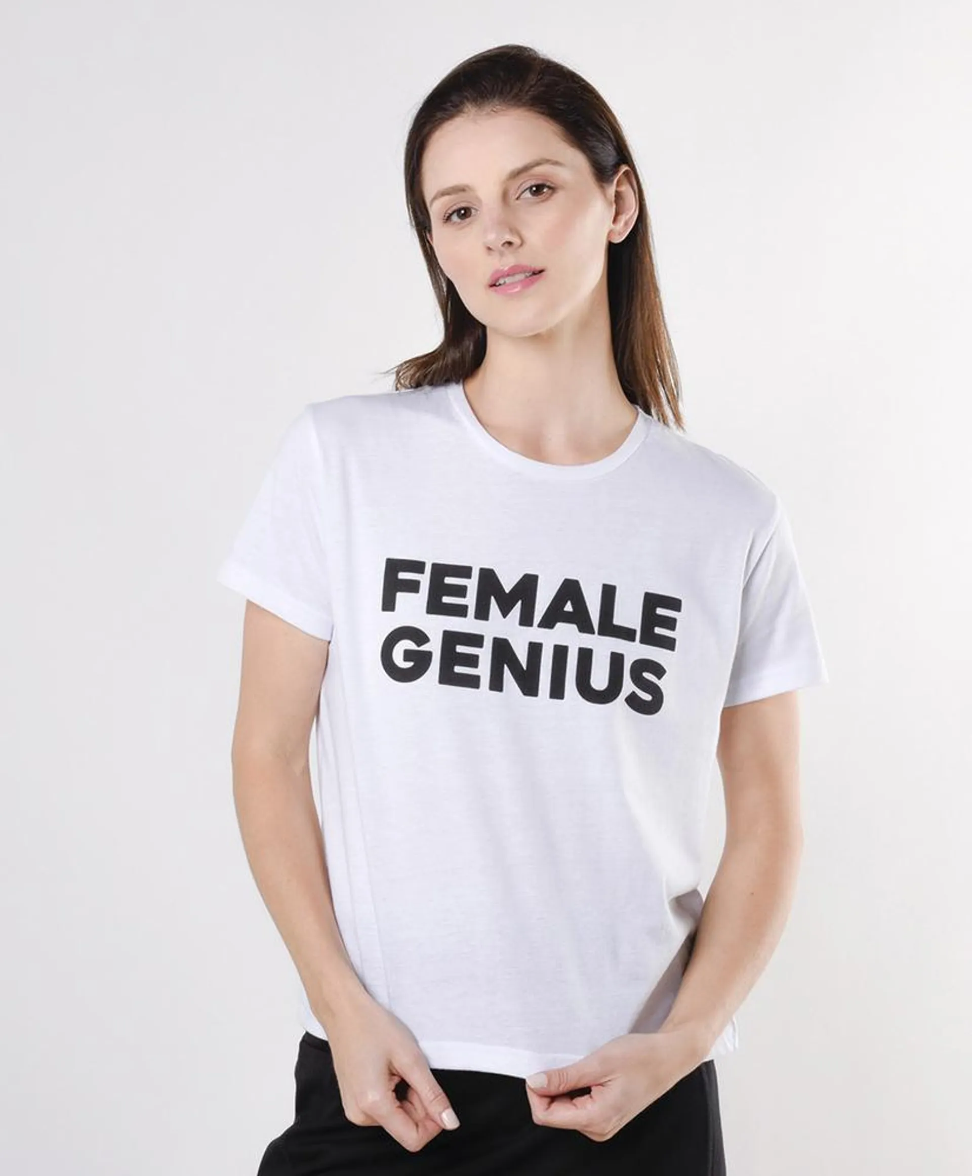 Polera mujer female genius