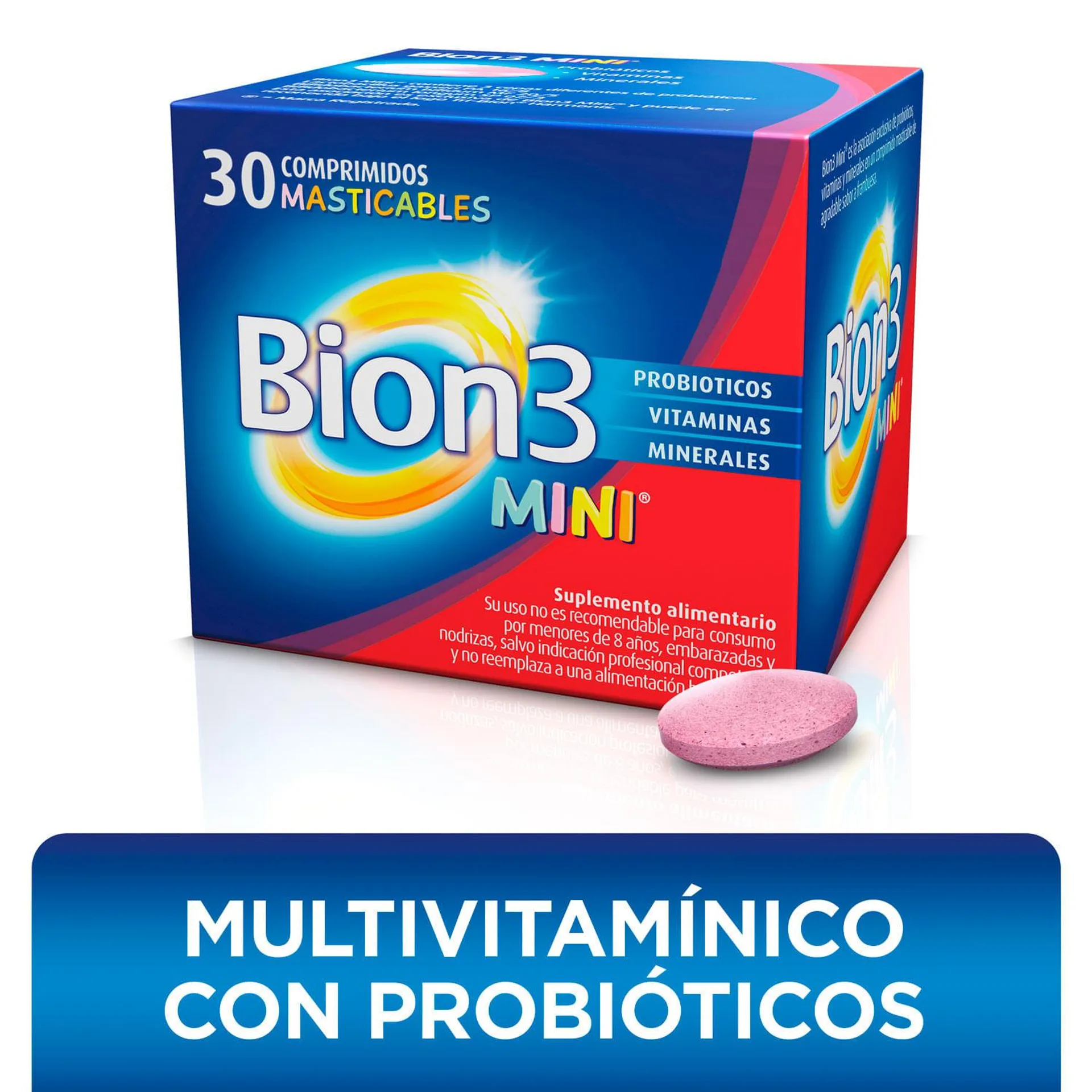 Bion3 mini multivitamínico con probióticos