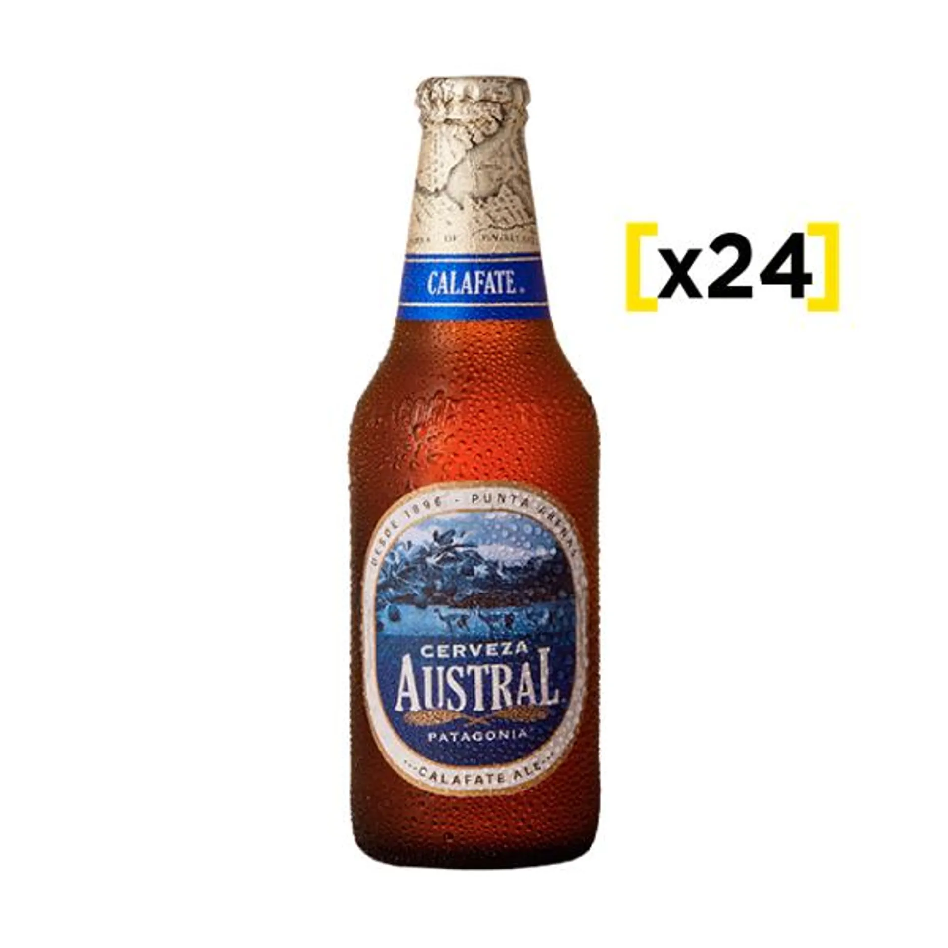 Cerveza Austral Calafate Ale Botella 330cc x24