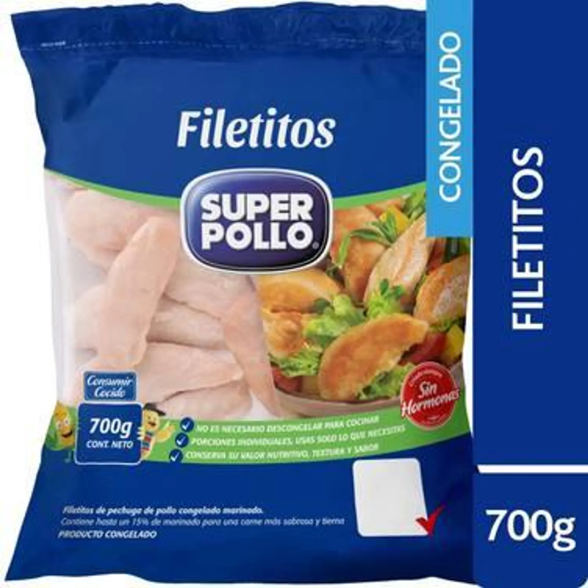 Filetitos De Pollo 700 Gr