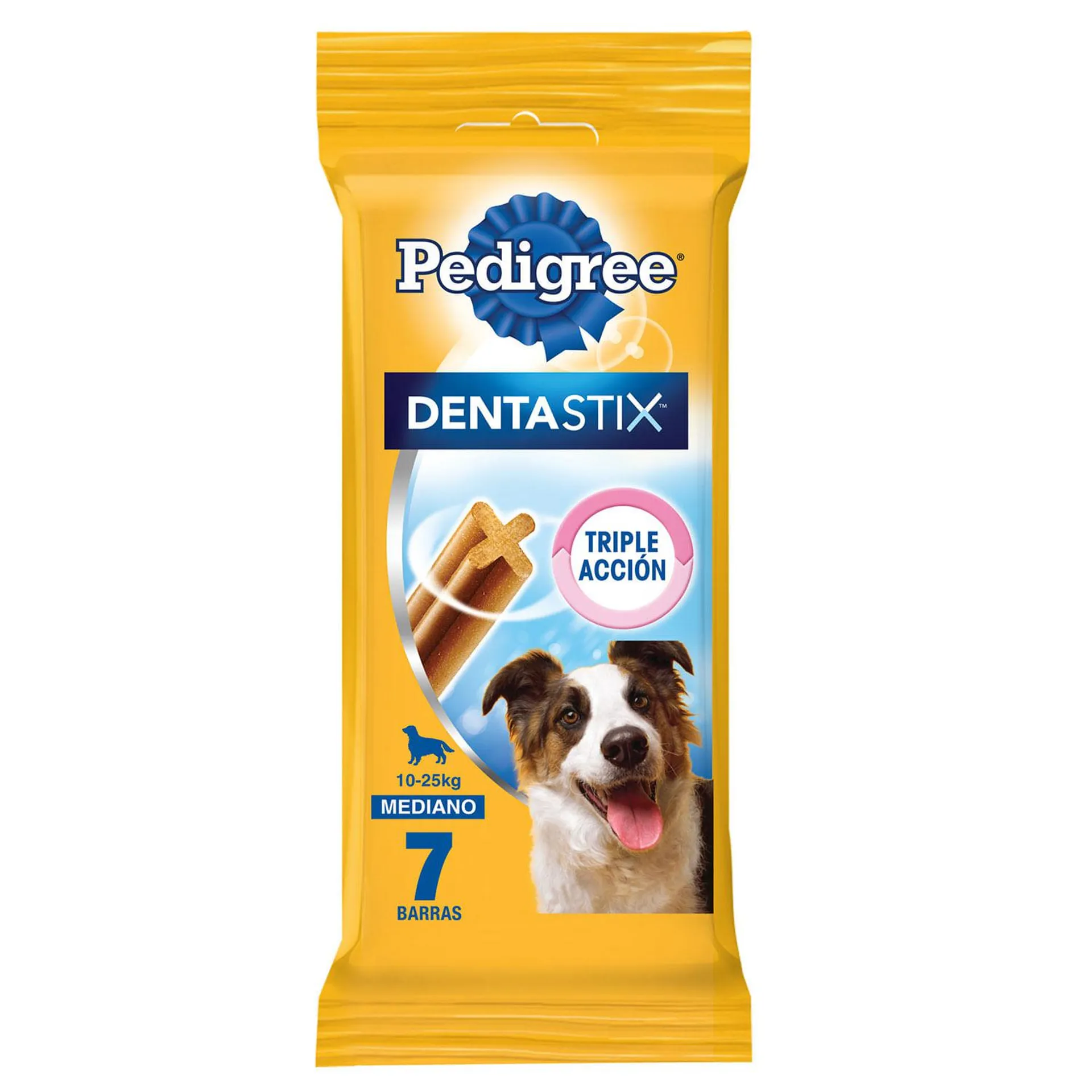 Snack perro adulto razas medianas Dentastix 7 un.
