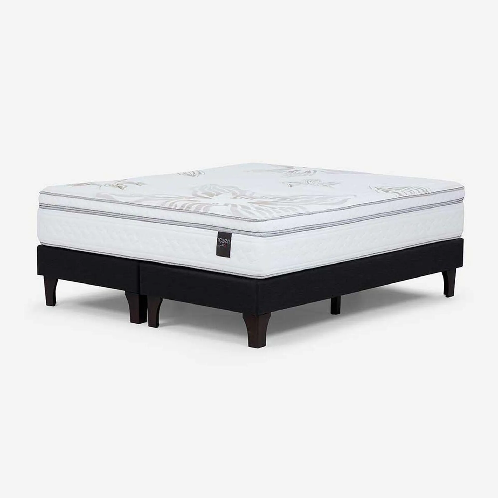 Cama Europea Rosen Base Dividida 2 Plazas Art 4