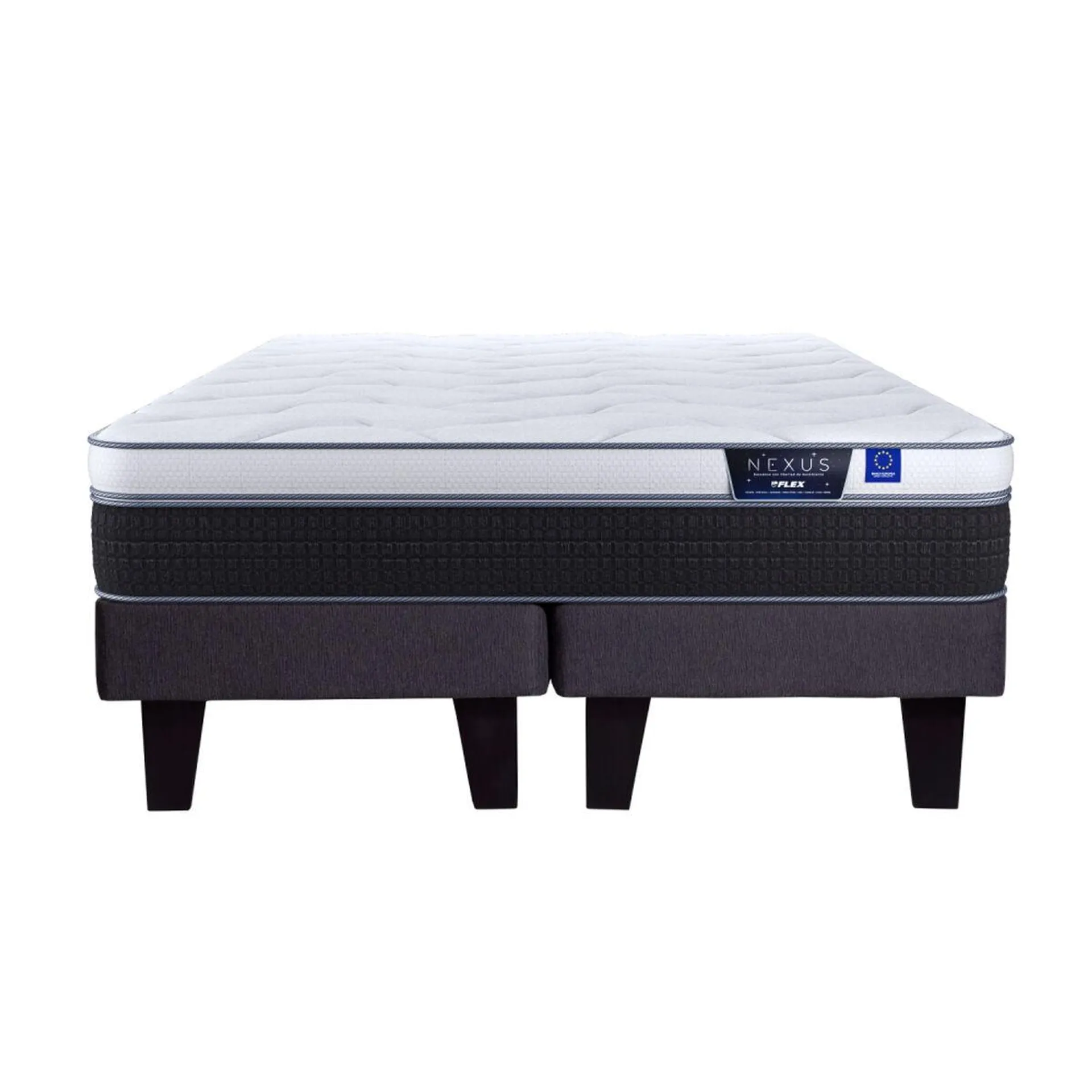 Cama Europea Flex 2 Plazas Nexus Base Dividida