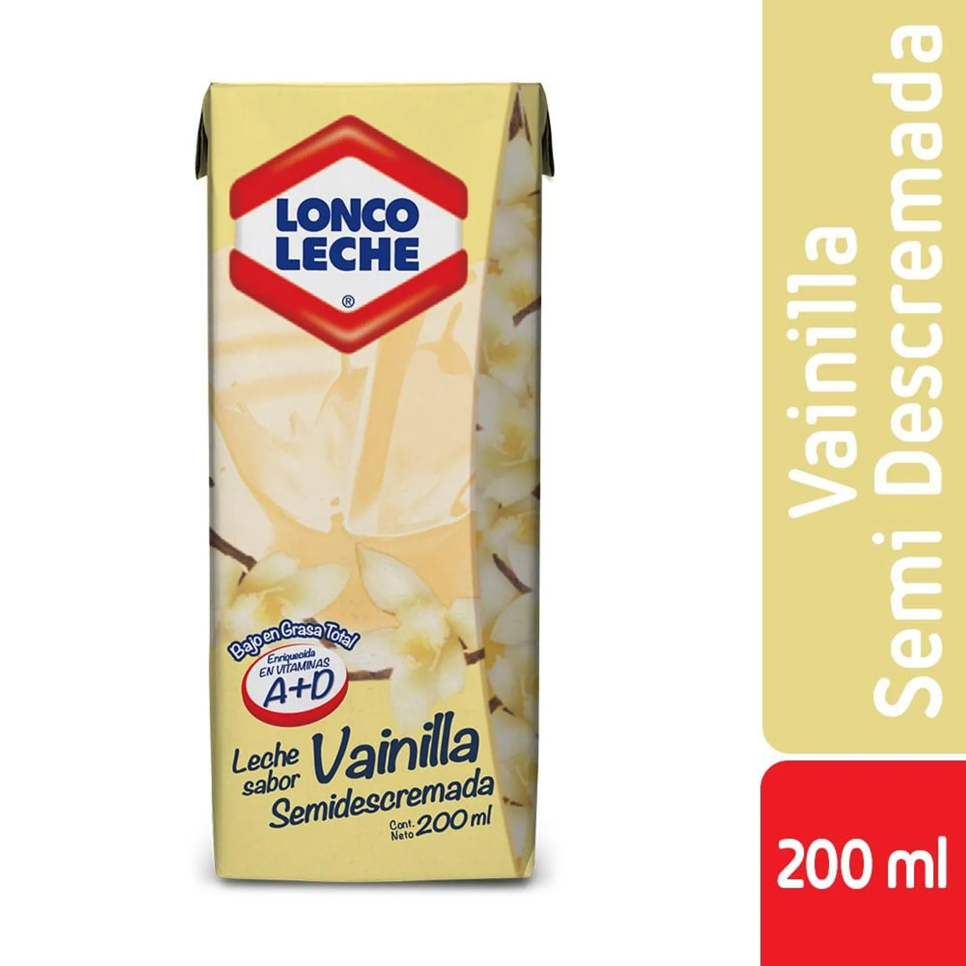 Leche semidescremada sabor v...