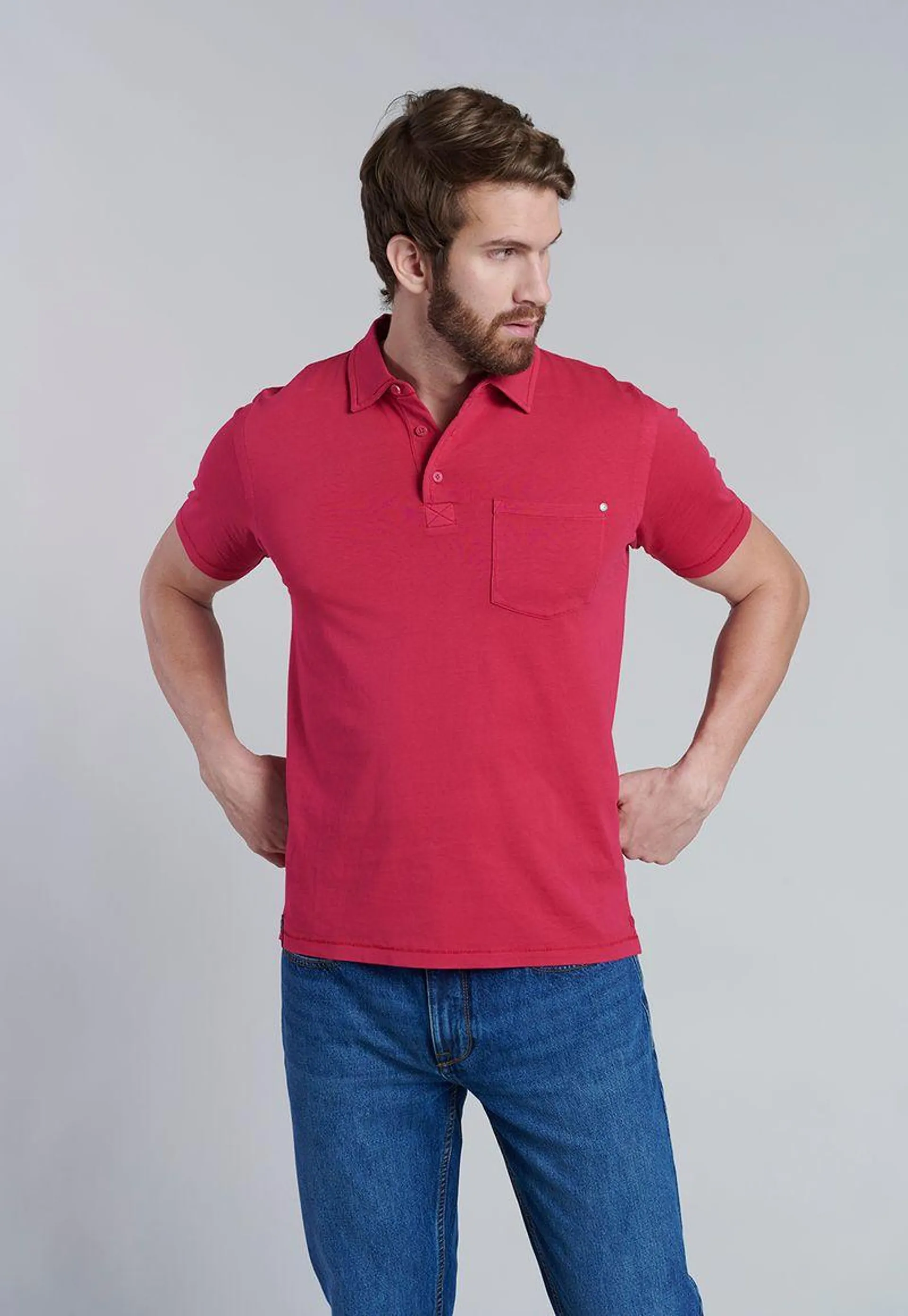 Polera Polo Orlando Dk Coral