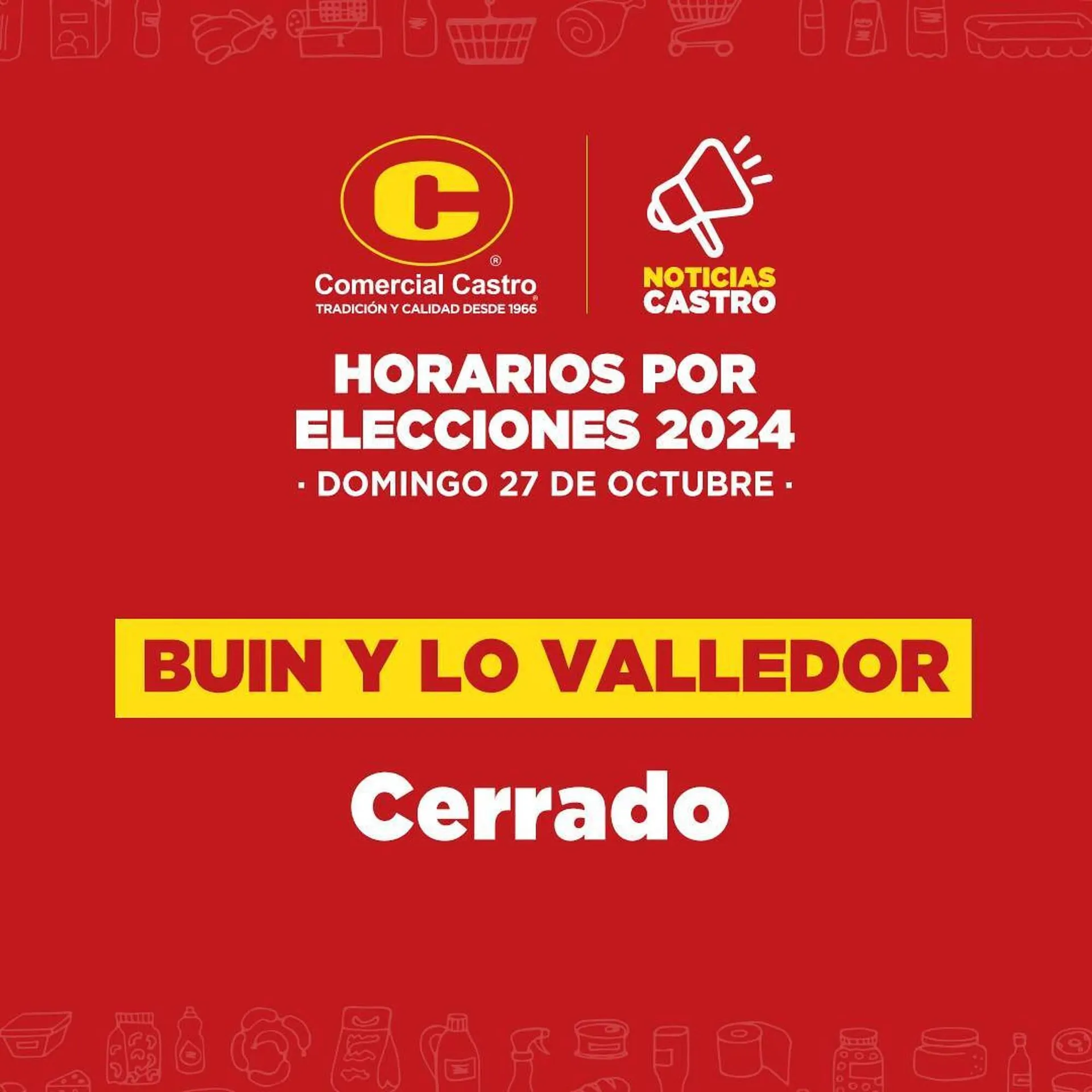 Catálogo de Catálogo Comercial Castro 25 de octubre al 27 de octubre 2024 - Página 1