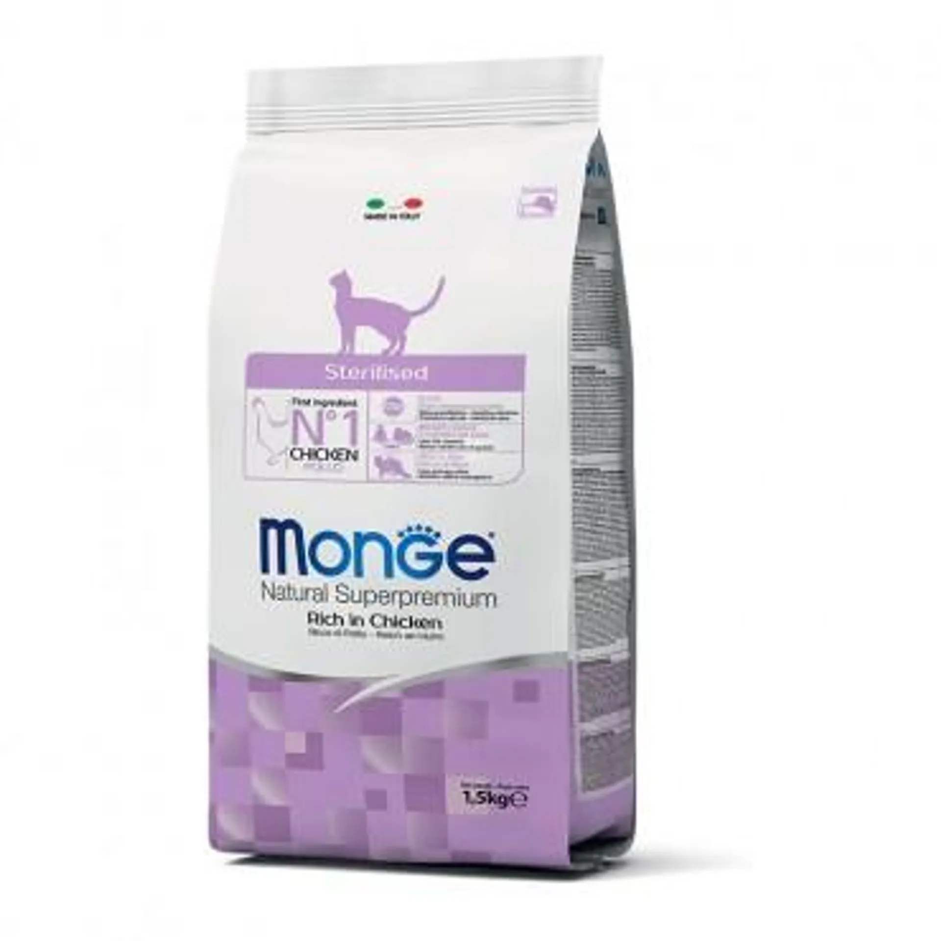 MONGE STERILIZED CHICKEN 1,5 KG