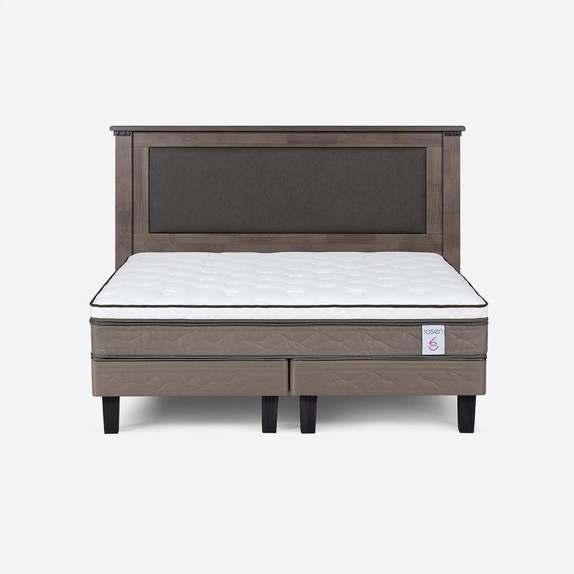 Cama New Style 6 King + Respaldo New Ray