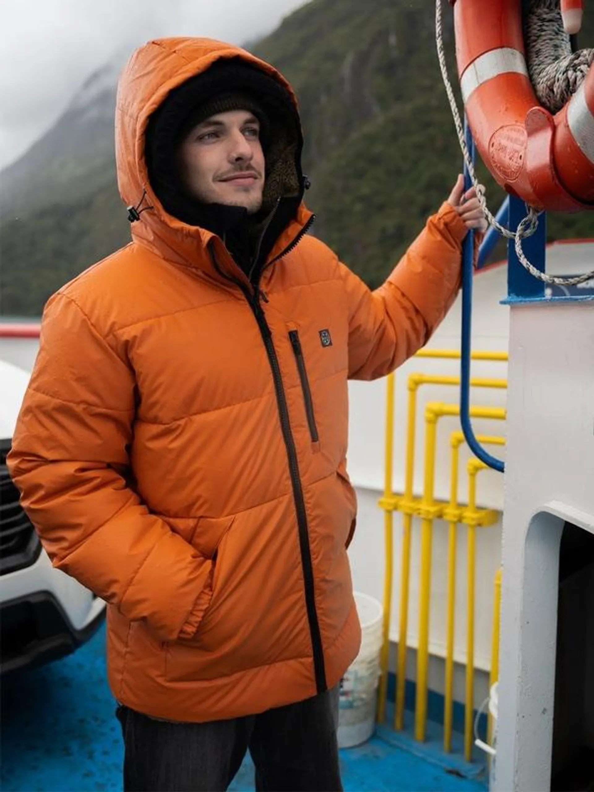 PARKA PUFFA HONALO ORANGE