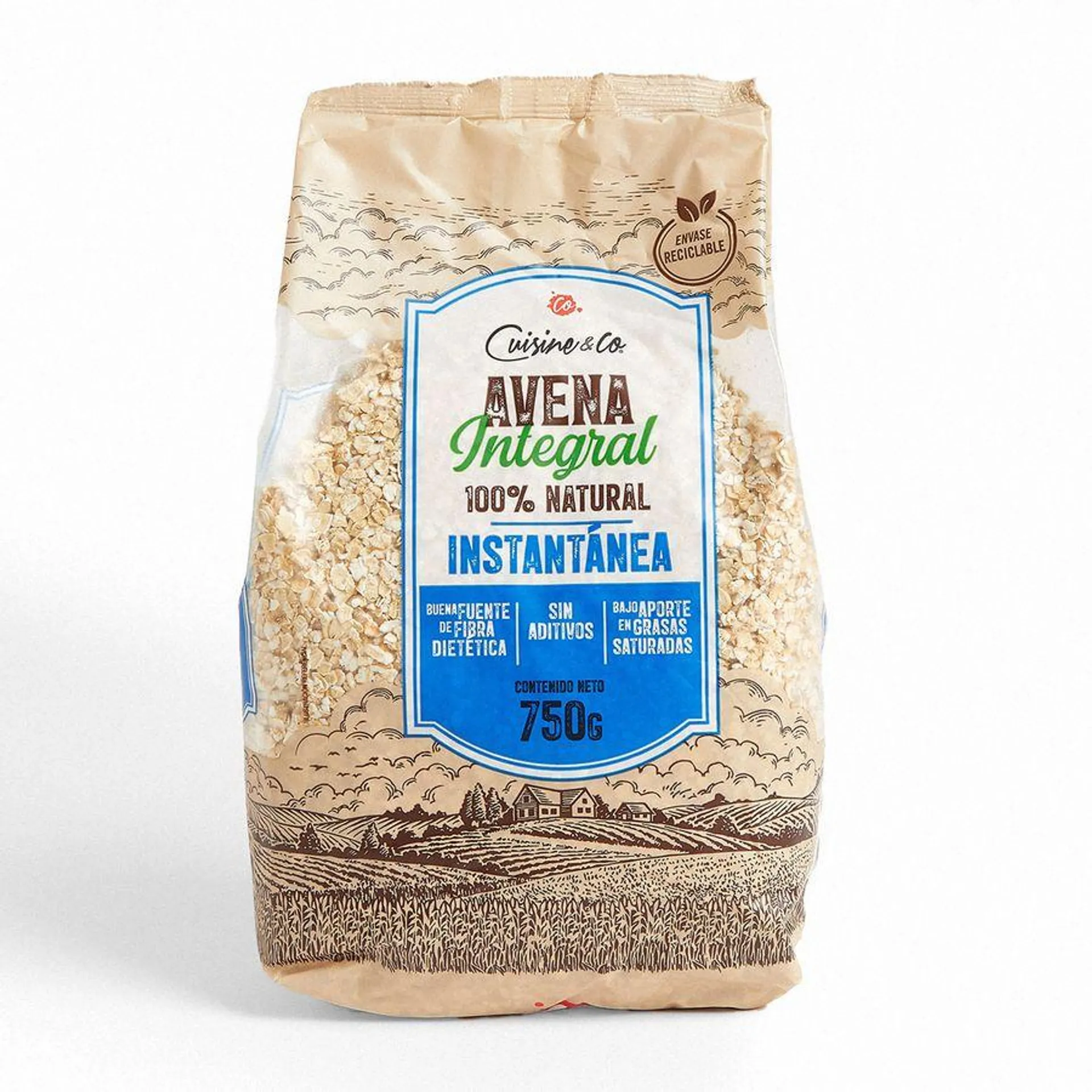 Avena Instantánea Cuisine & Co 750 g