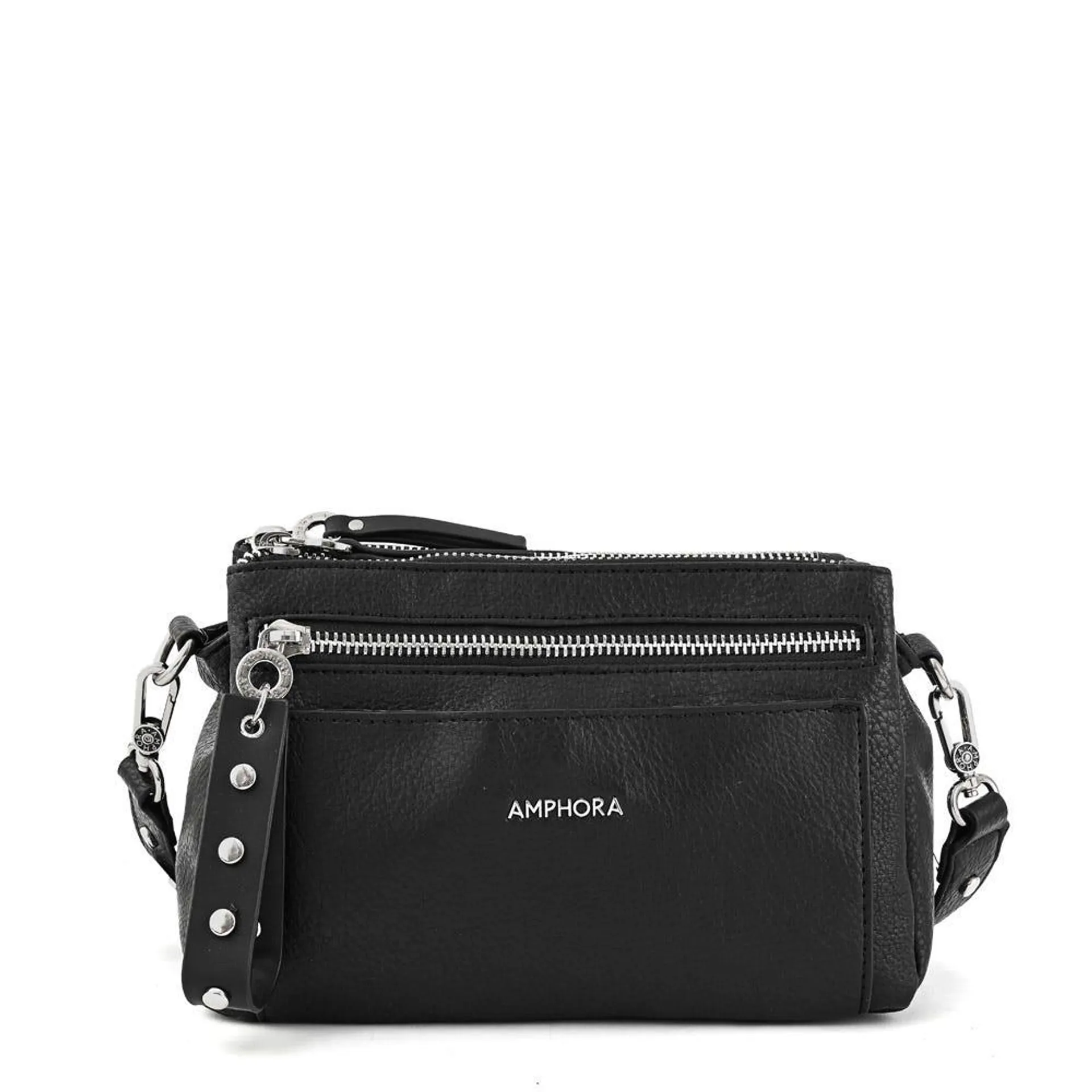 Cartera bandolera mediana carpentier negro