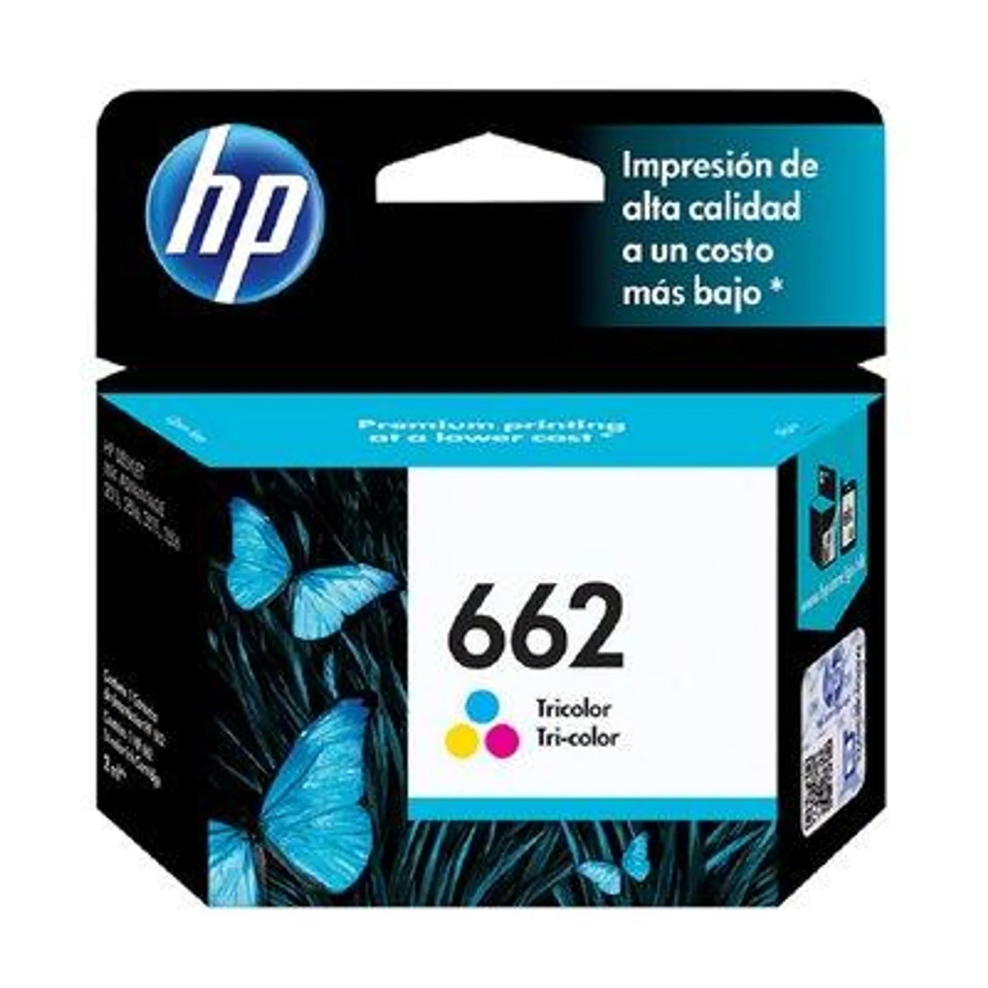 Cartucho original de tinta tricolor HP 662 ADVANTAGE