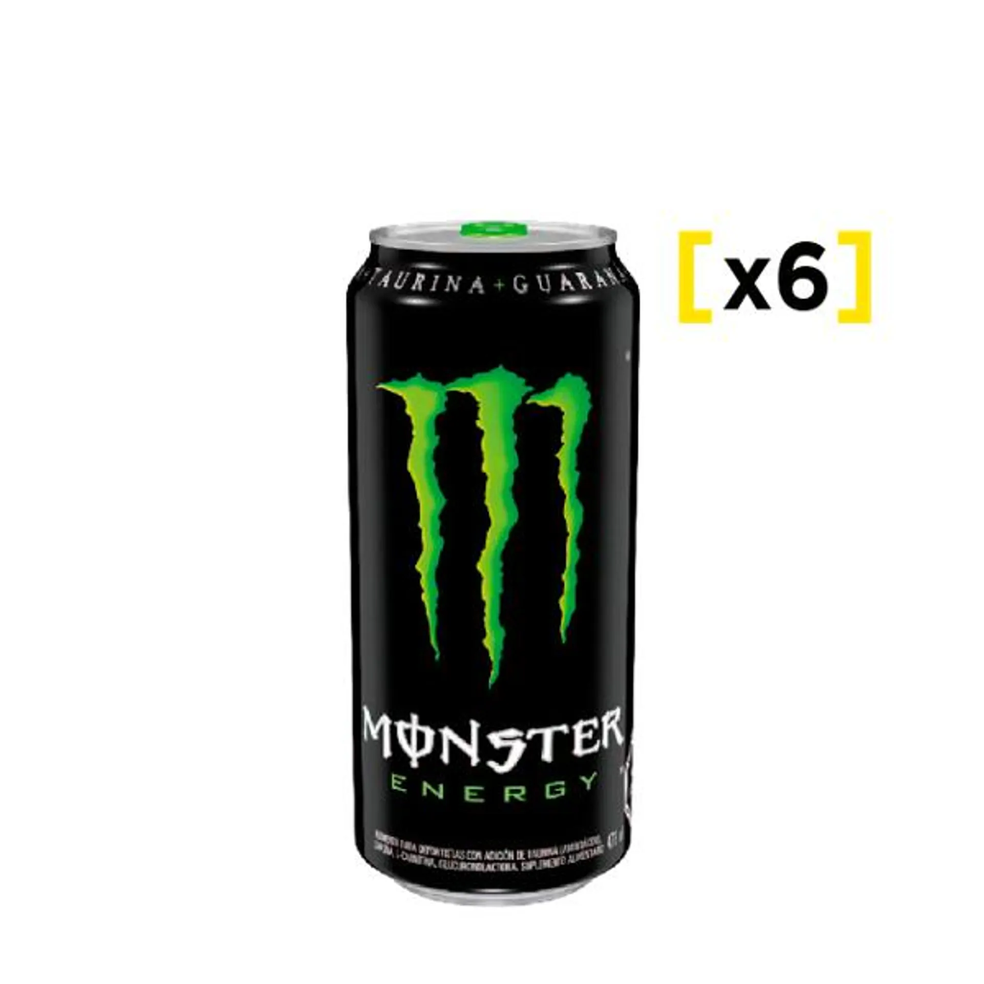 Monster Energy Regular 473 CC x6 | Liquidos.cl