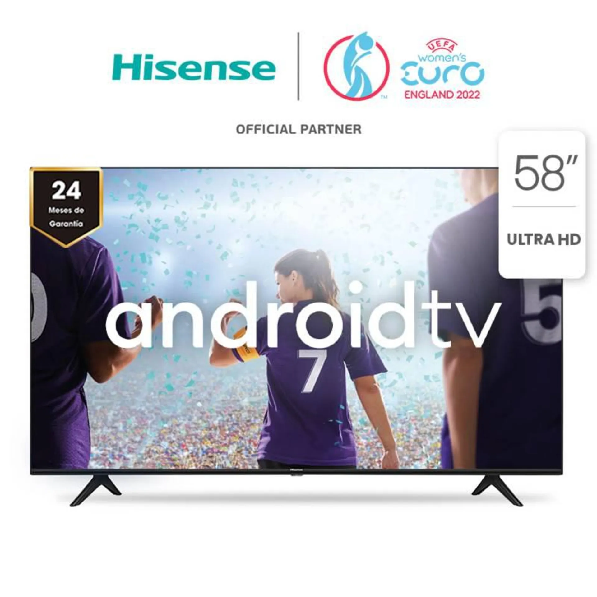 LED 58" 58A6150Fs 4K HDR Android Smart TV 2020/21