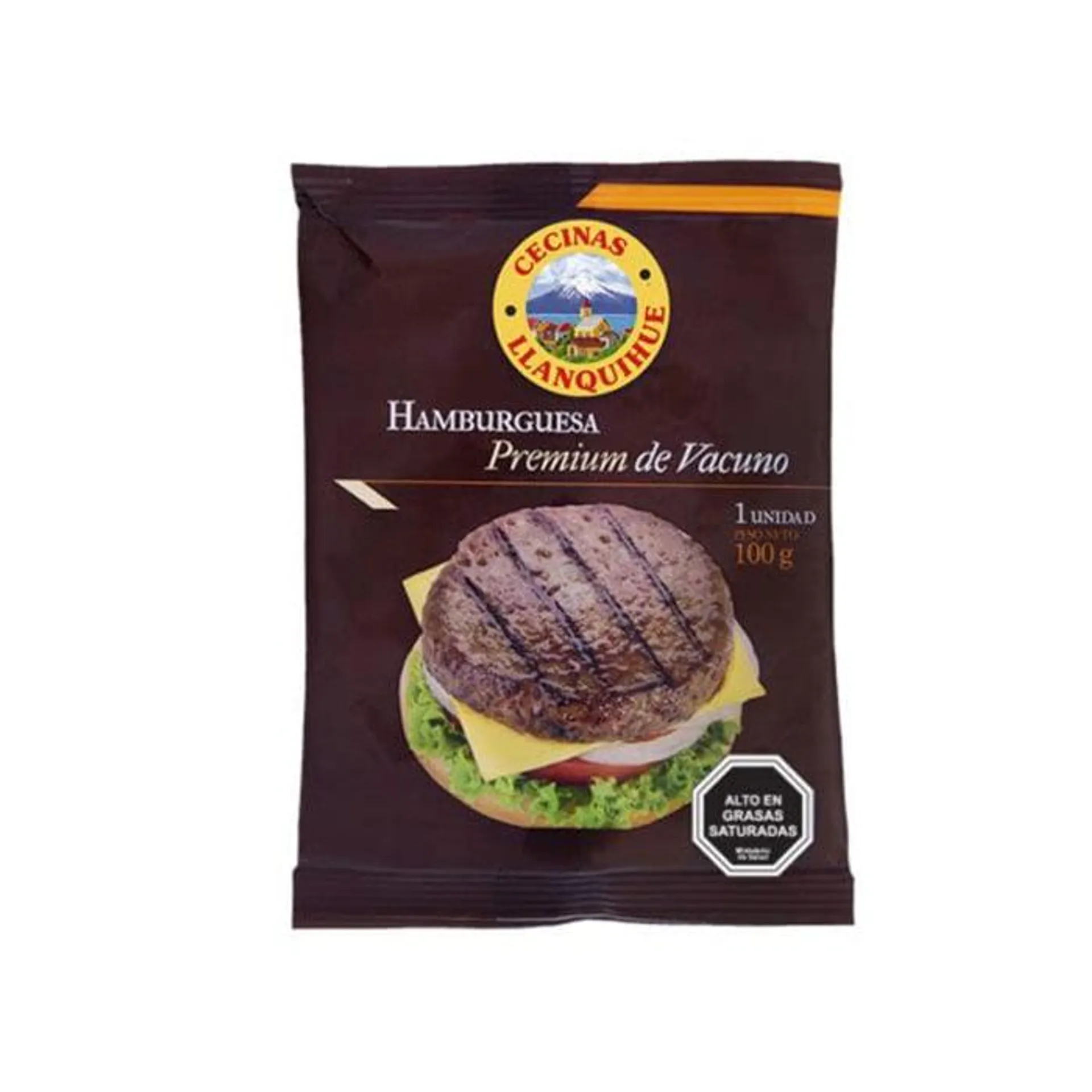 Hamburguesa Vacuno Llanquihue 125 Gr