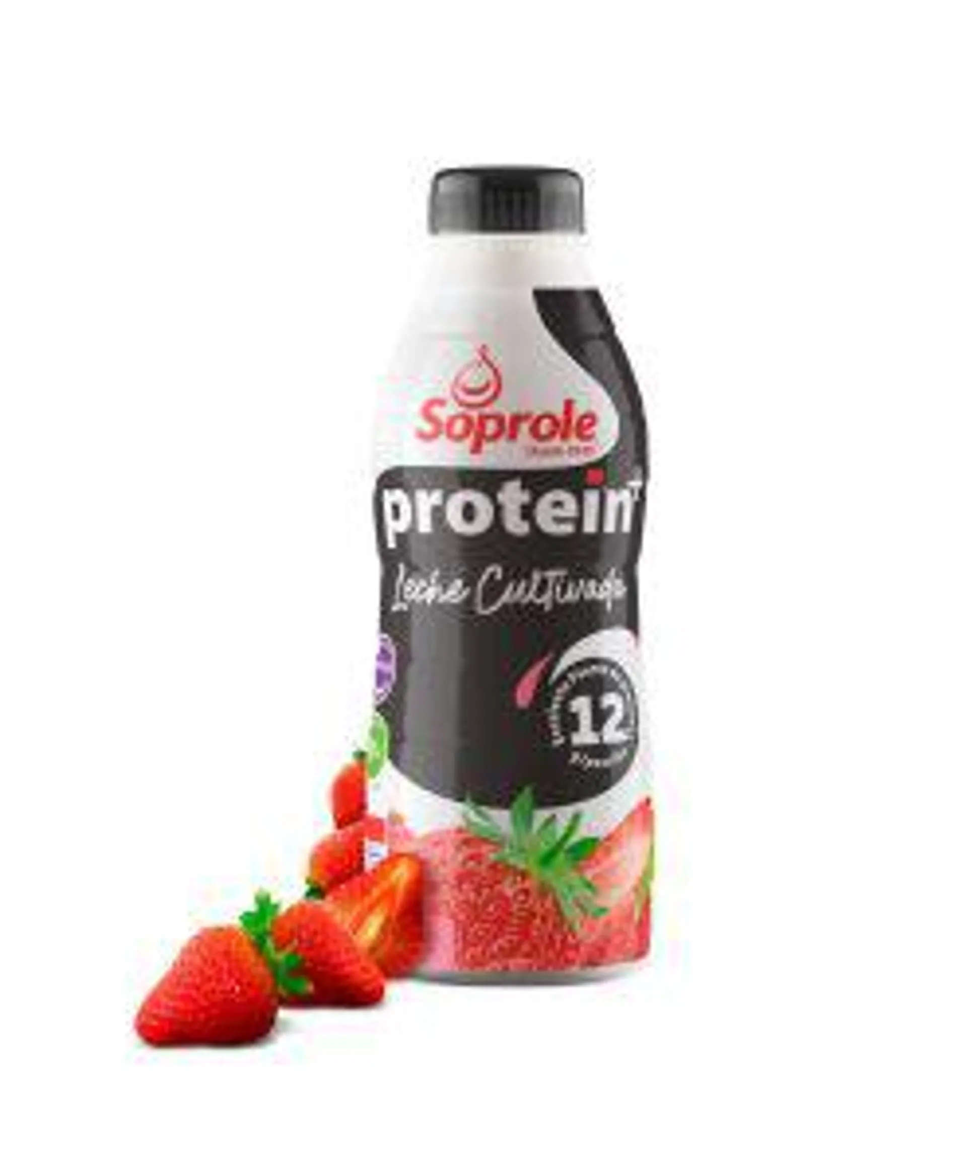 Leche Cultivada Protein Frutilla 1 Lt