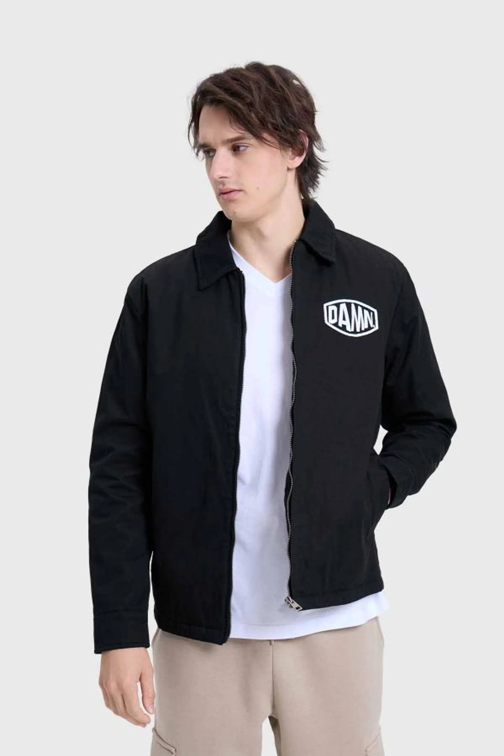 Chaqueta hombre worker negro