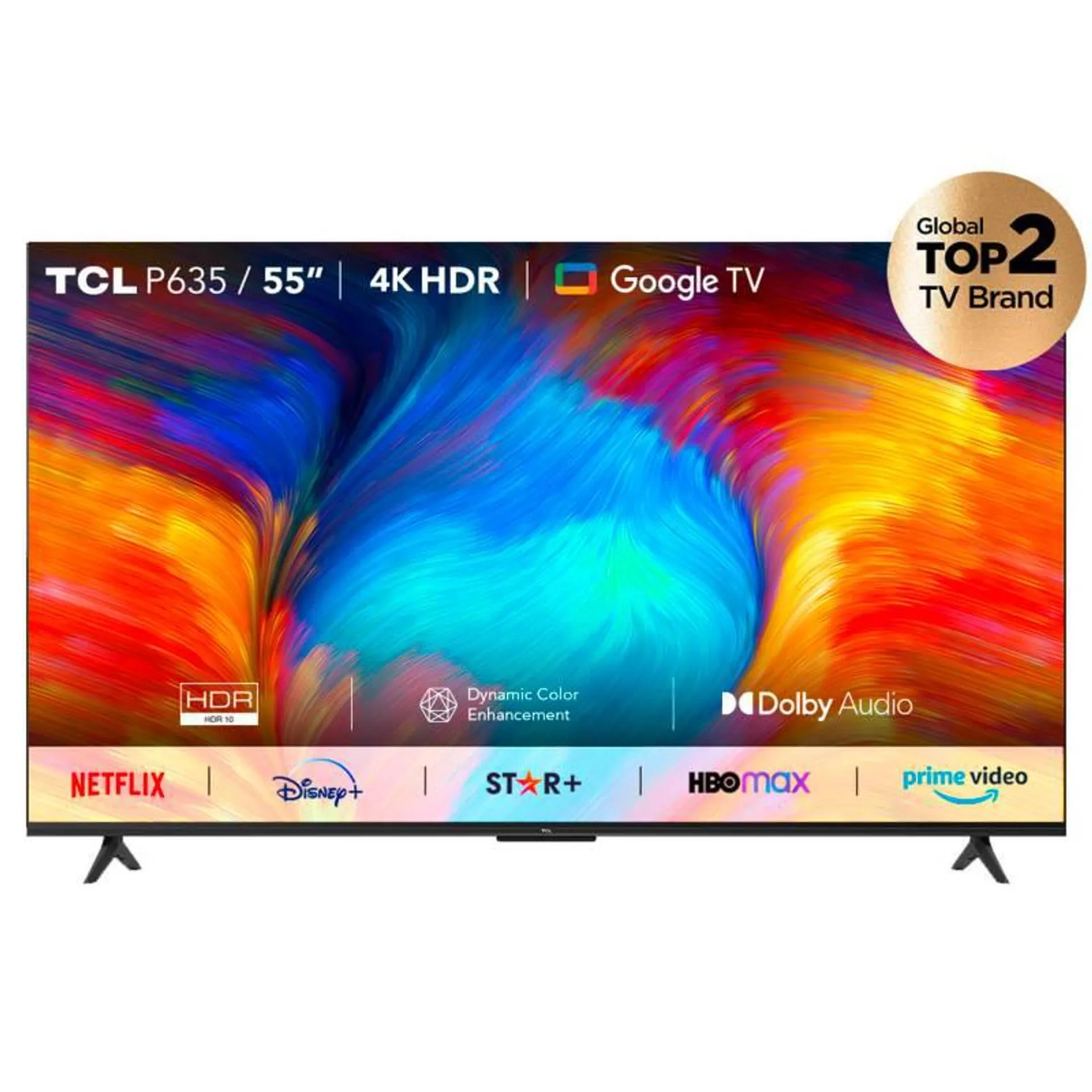 LED 55" 55P635 4KHDr Smart TV Google TV TCL