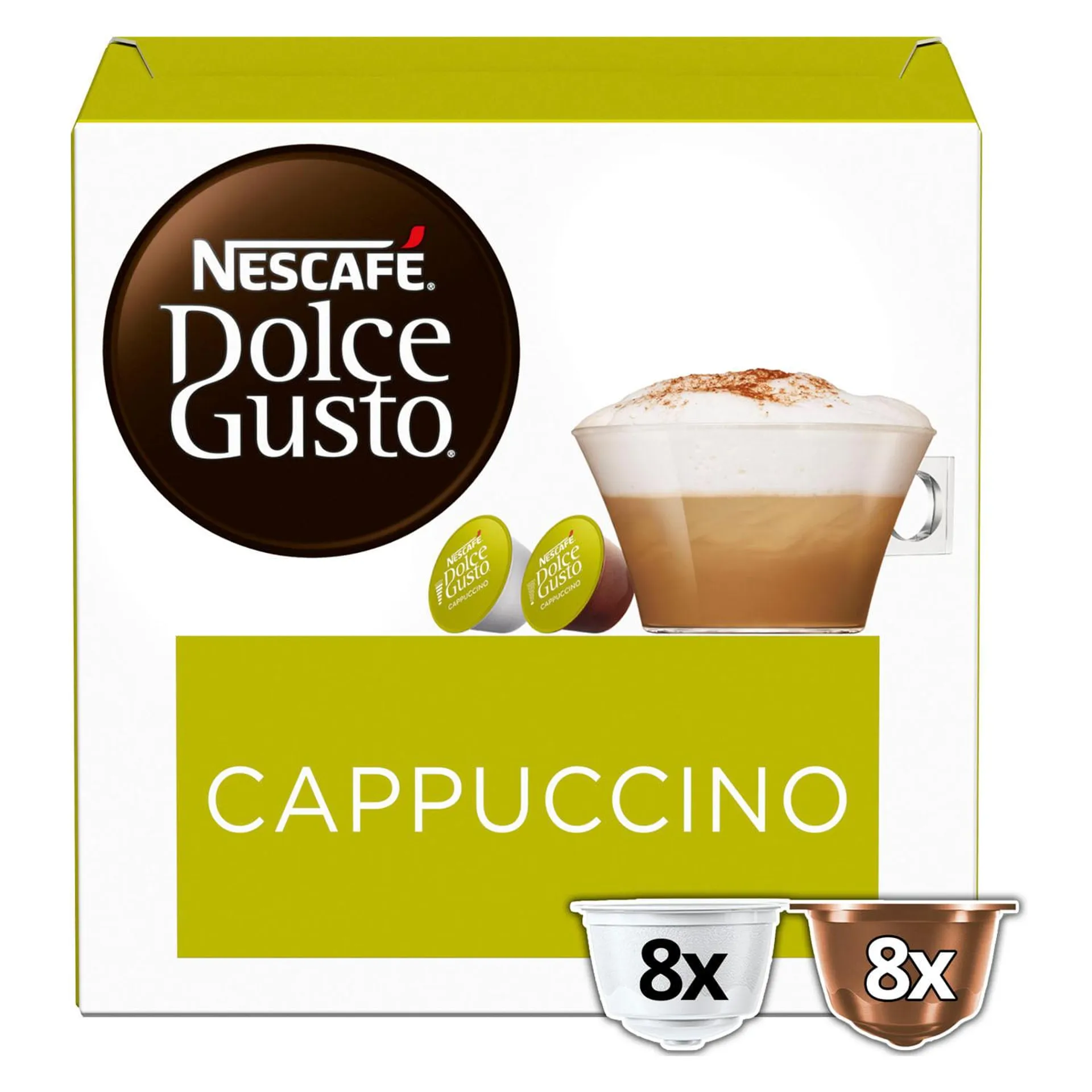 Cápsulas Dolce Gusto Cappuccino 16 un. | Jumbo.cl