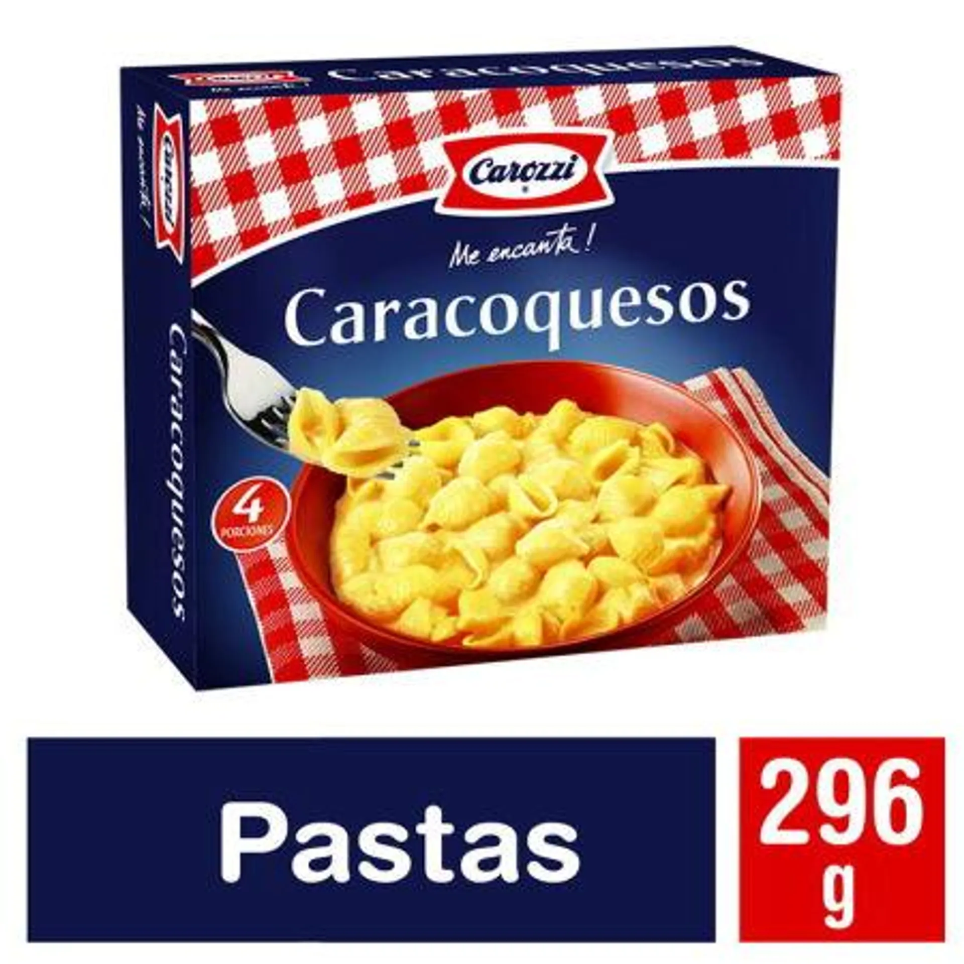 Carozzi - Fideo Pasta Caracoquesos Caja, 296 g