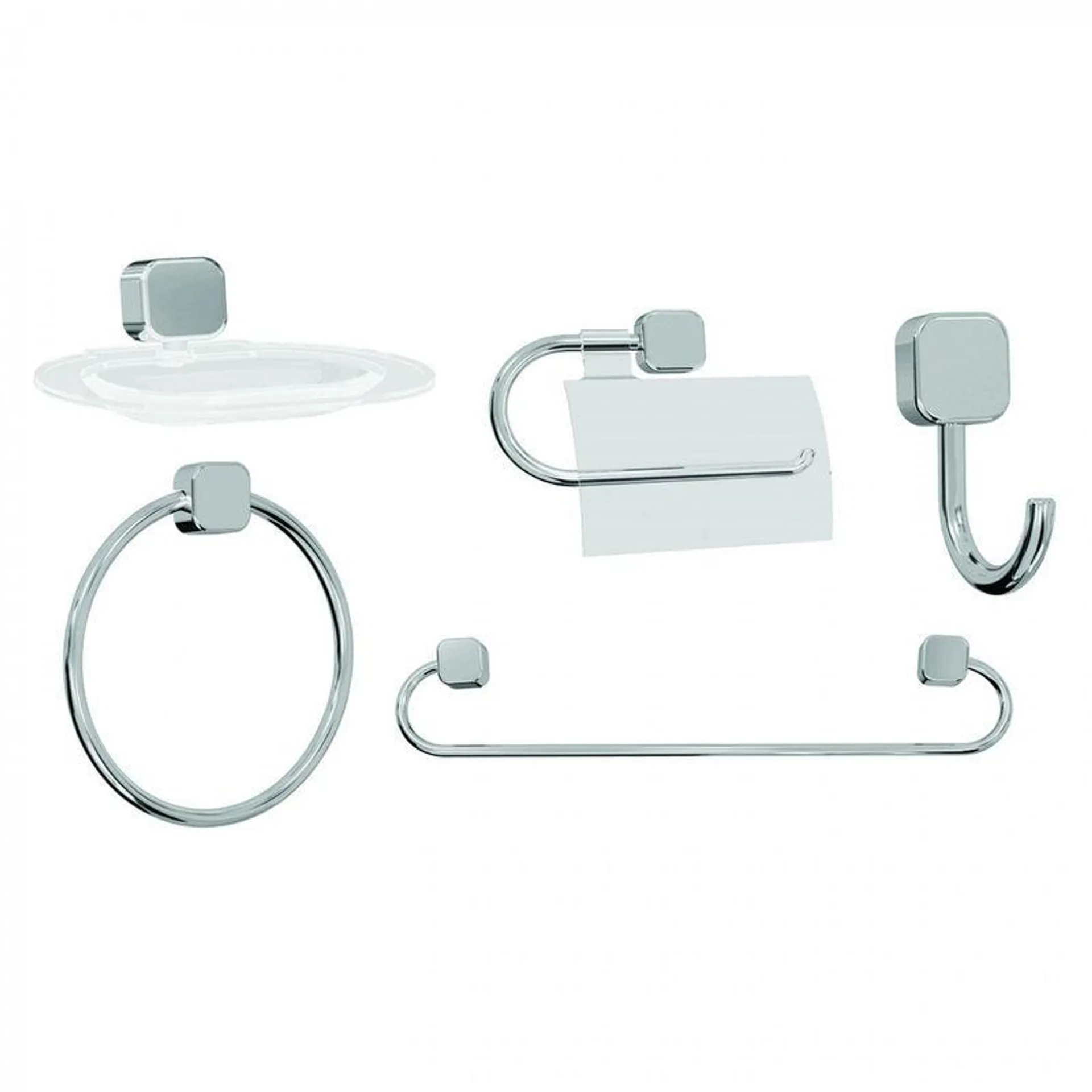 Set Accesorrios Samba 5 pz Cromado