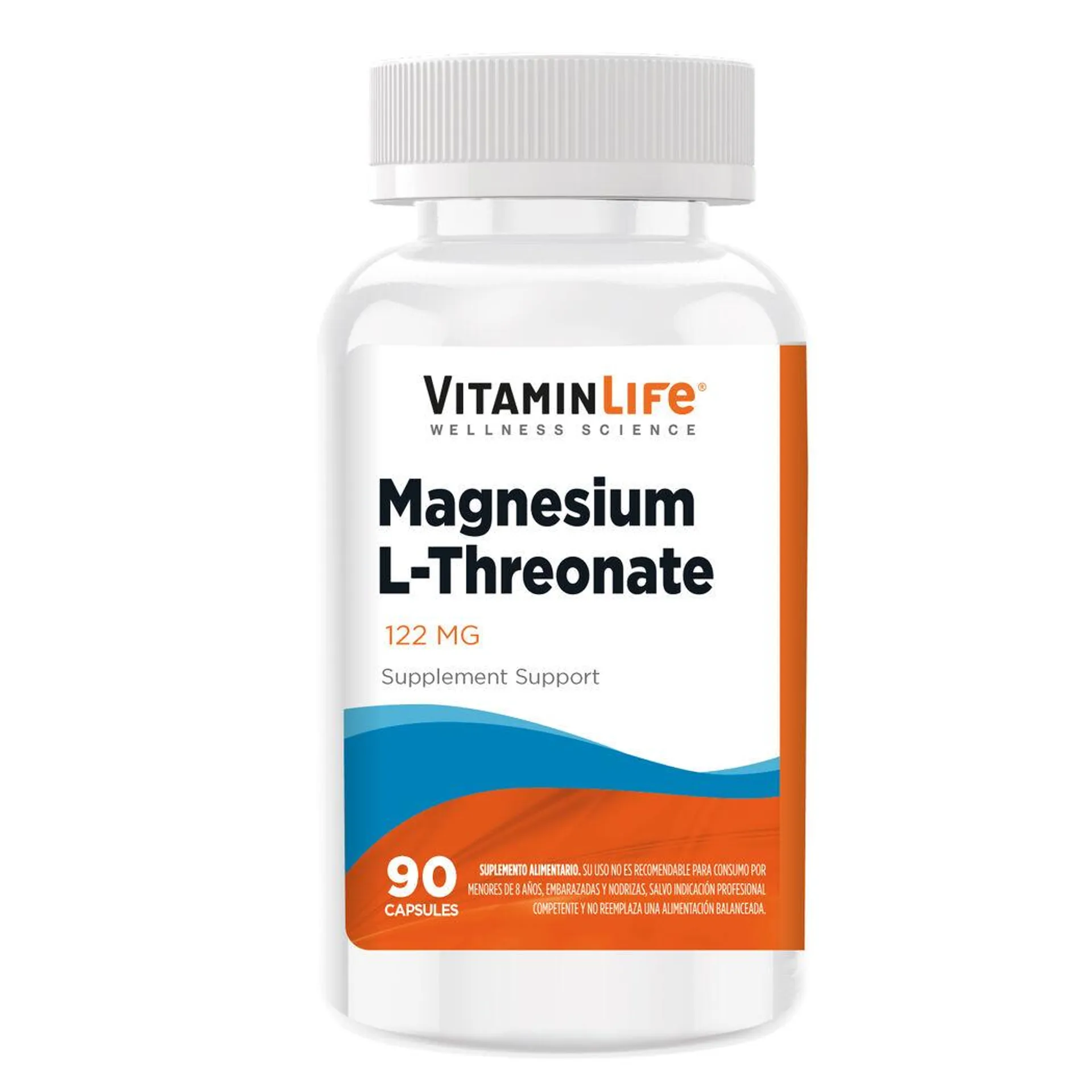 VitaminLife L-Treonato de Magnesio 90 Cápsulas