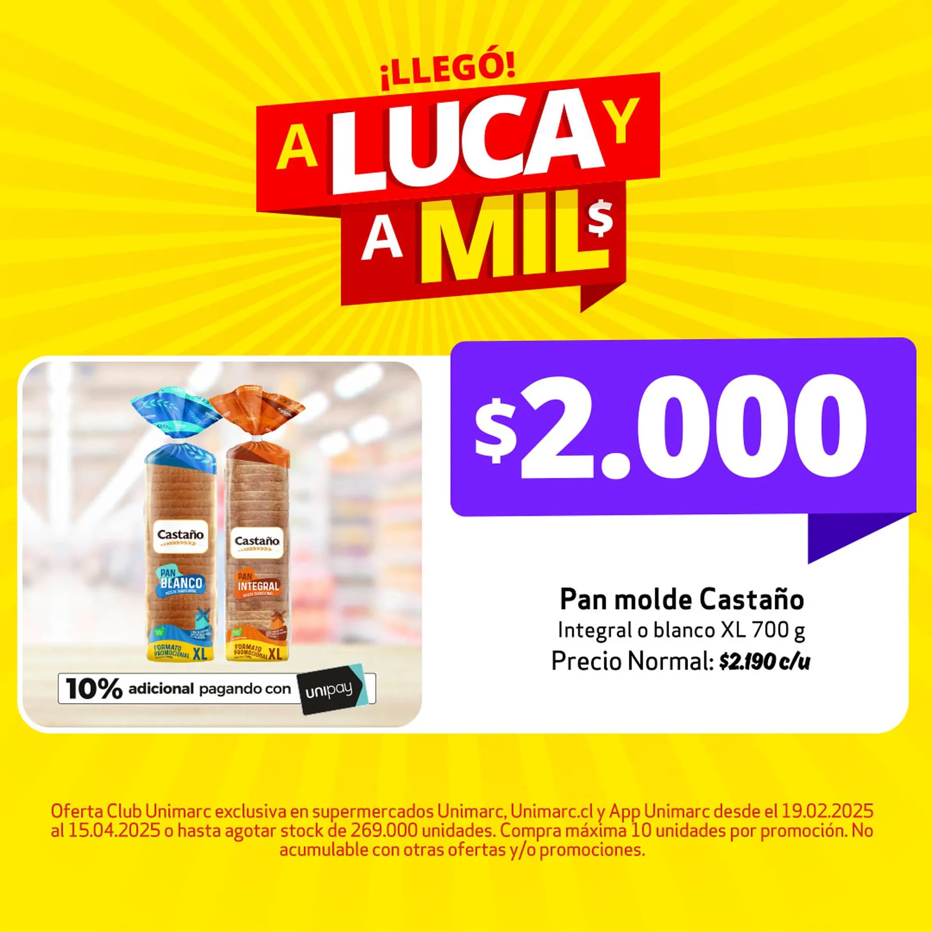 Catálogo de Catálogo Unimarc 19 de febrero al 15 de abril 2025 - Página 1