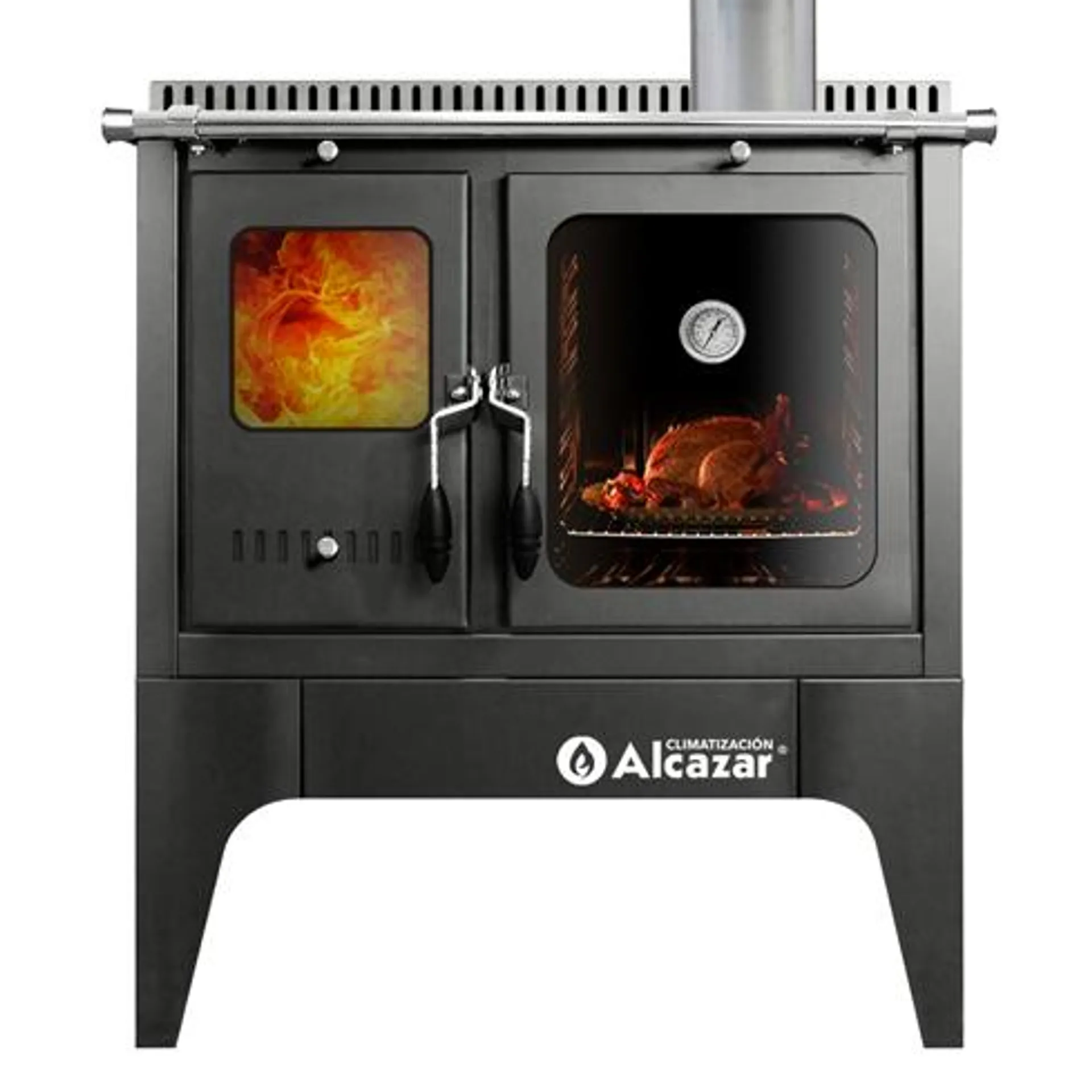 COCINA ALCAZAR COMBUSTIÓN LENTA S900 + KIT