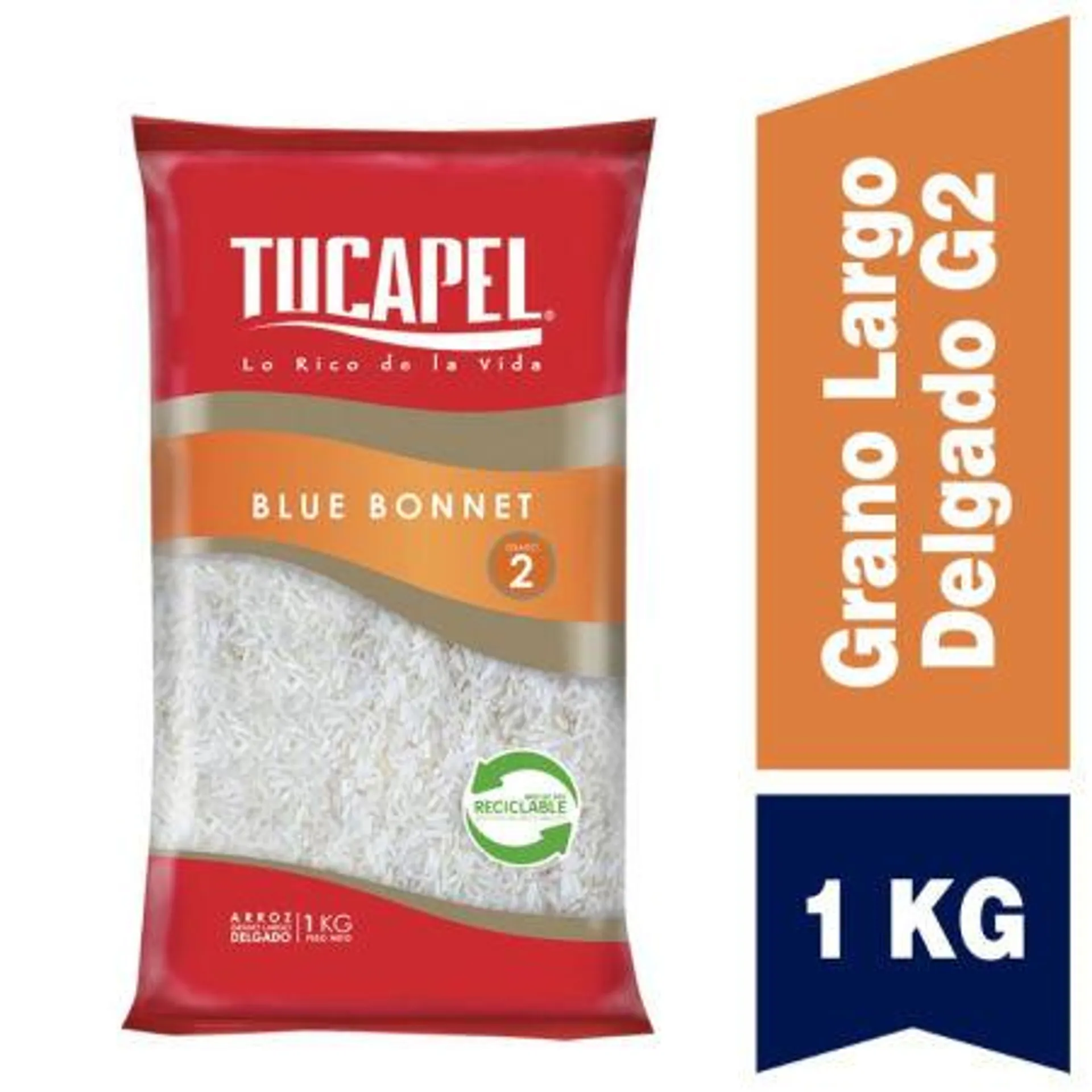 Tucapel - Arroz Grado 2 Bolsa, 1 kg