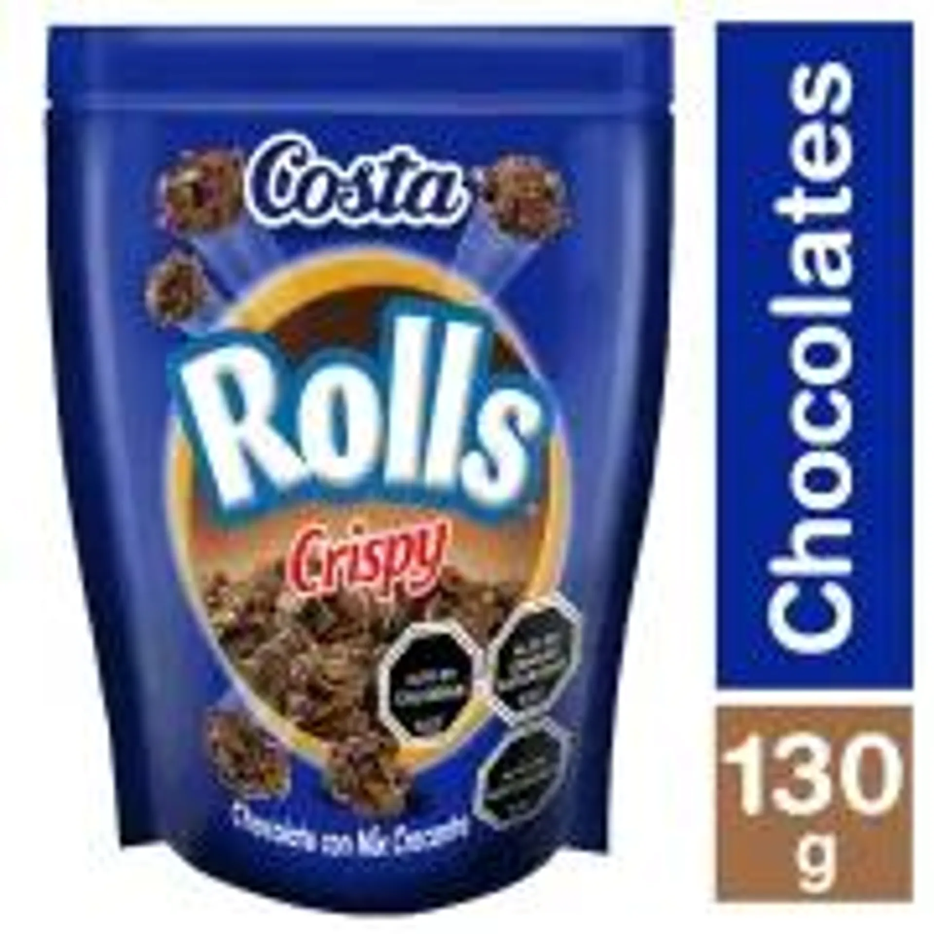Chocolate Rolls Crispy, 130 g