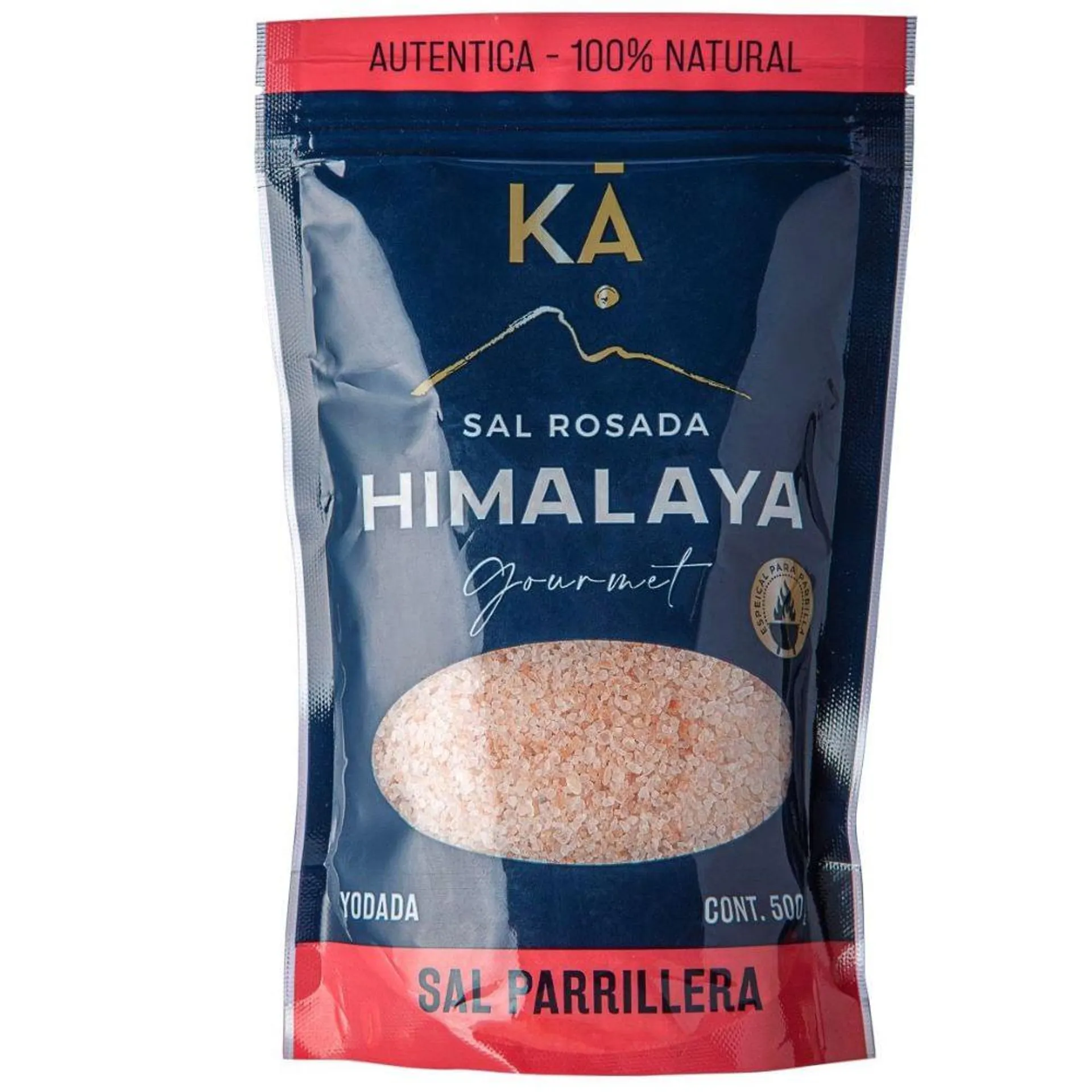 Sal rosada del himalaya Ka parrillera doypack 500 g