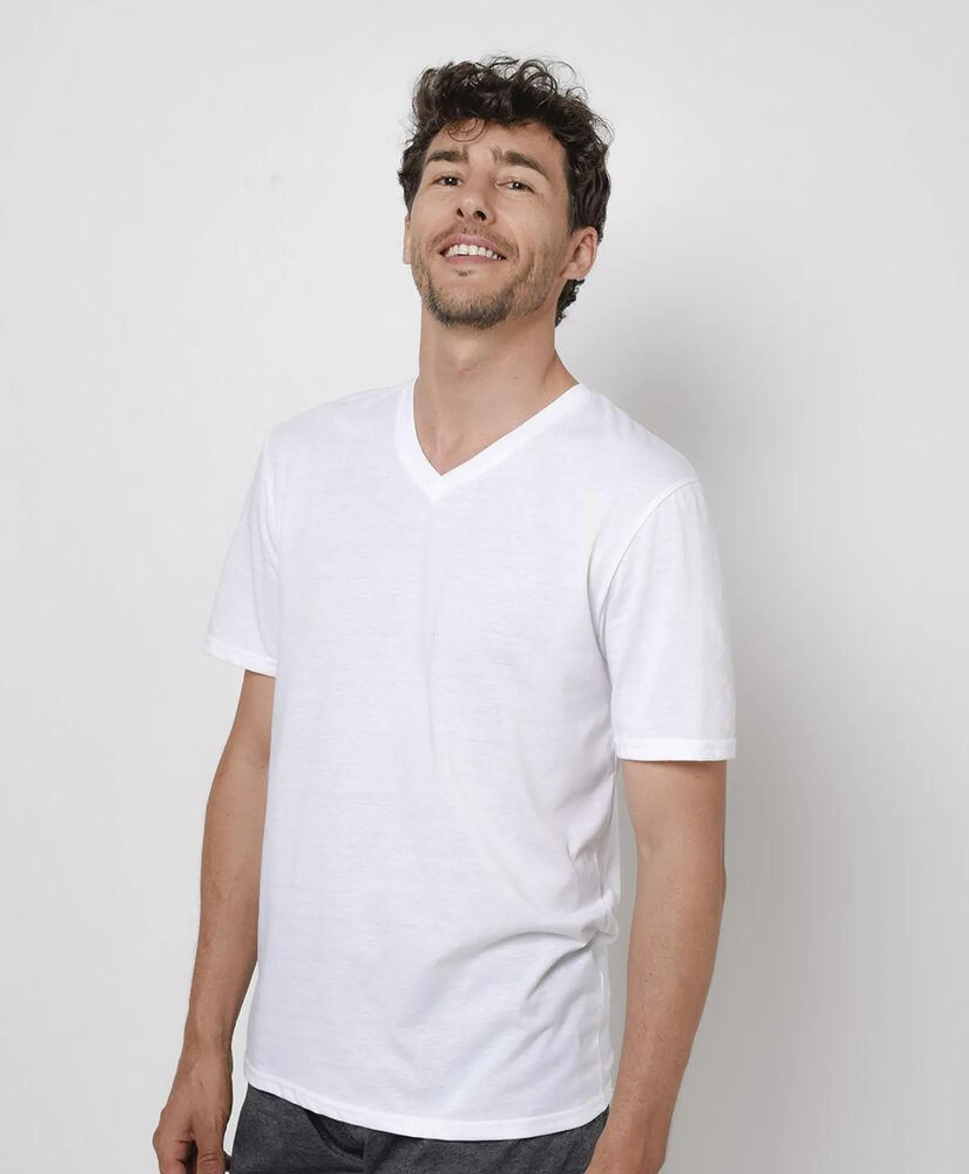 Camiseta hombre blanca