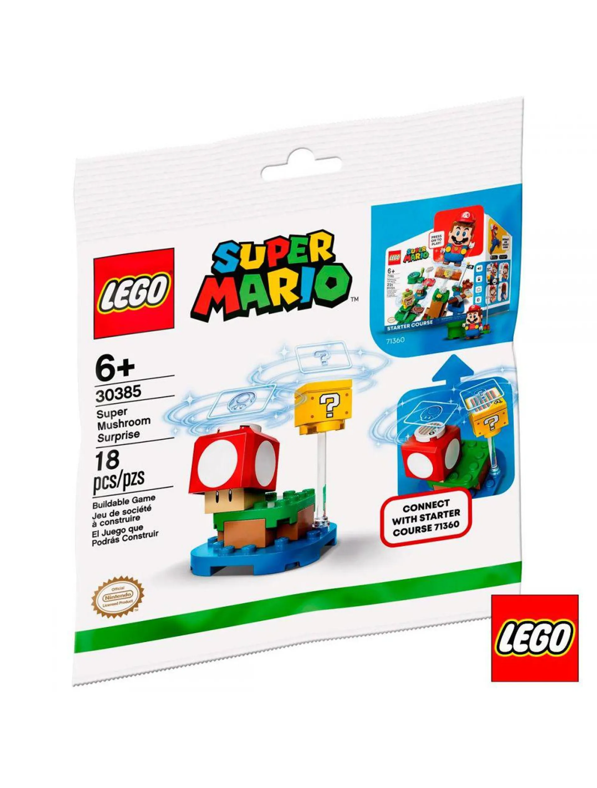 Lego Bags - Super Mario - Recorrido de Expansión: Sorpresa del Superchampiñón