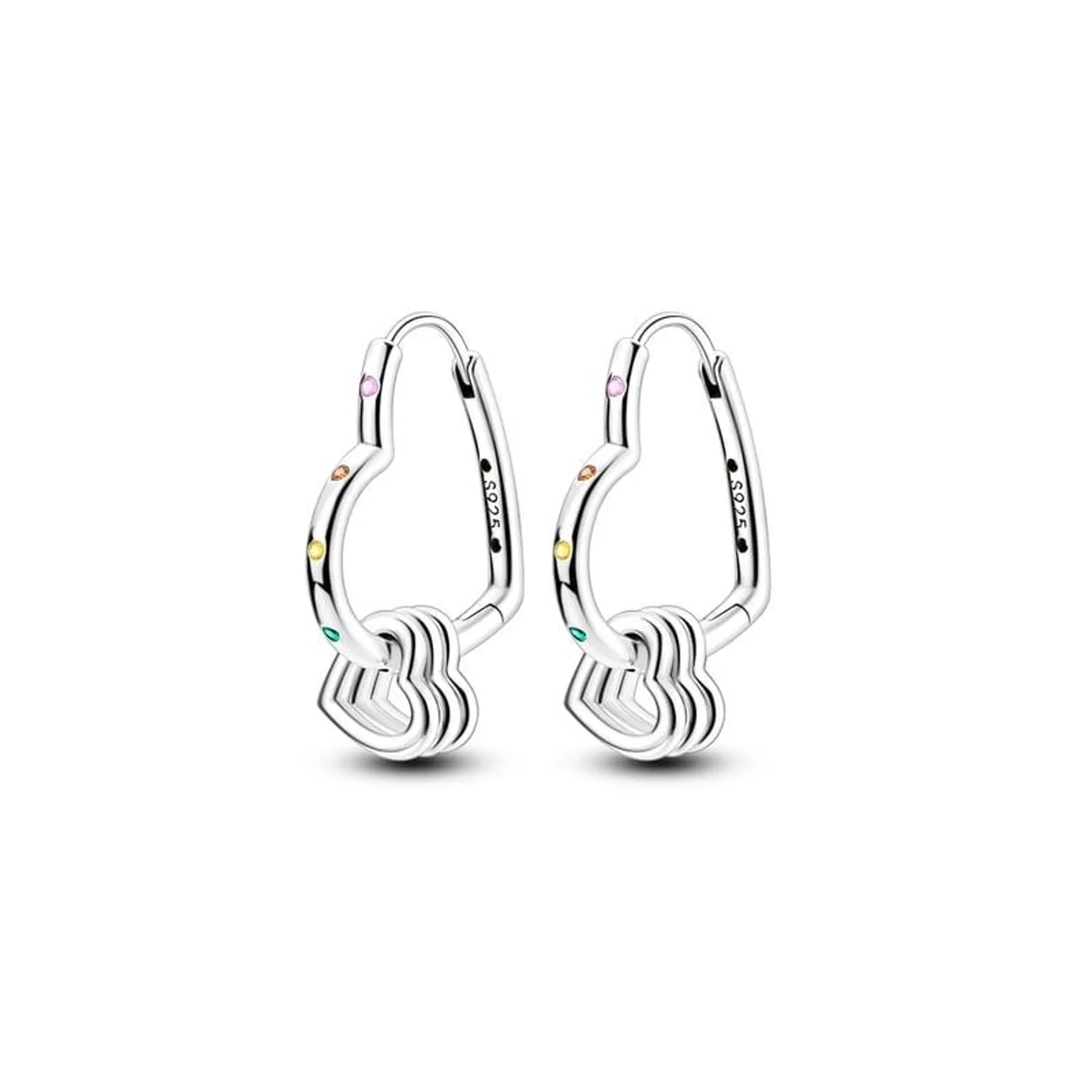 Aros Corazones Colgantes y Circones Plata 925 SILVER HEART