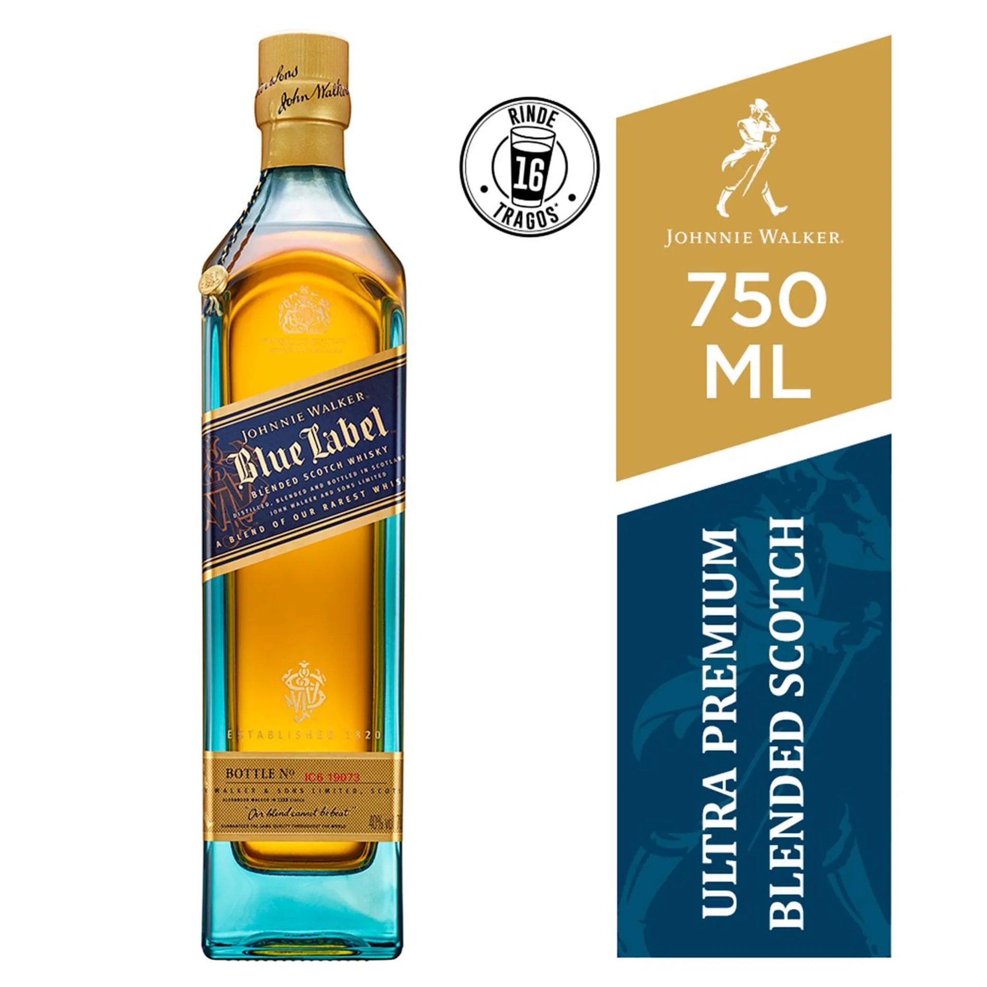 Whisky Johnnie Walker Blue Label 750 cc