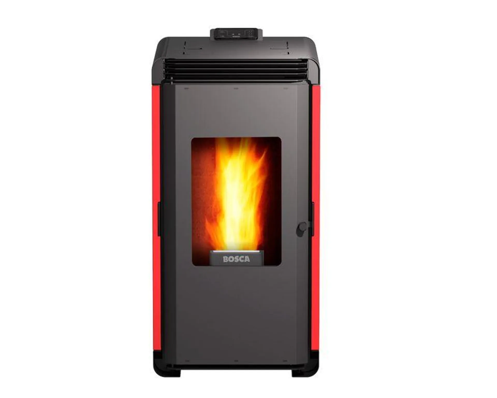 Estufa a pellet 9000W Hera+ rojo Bosca