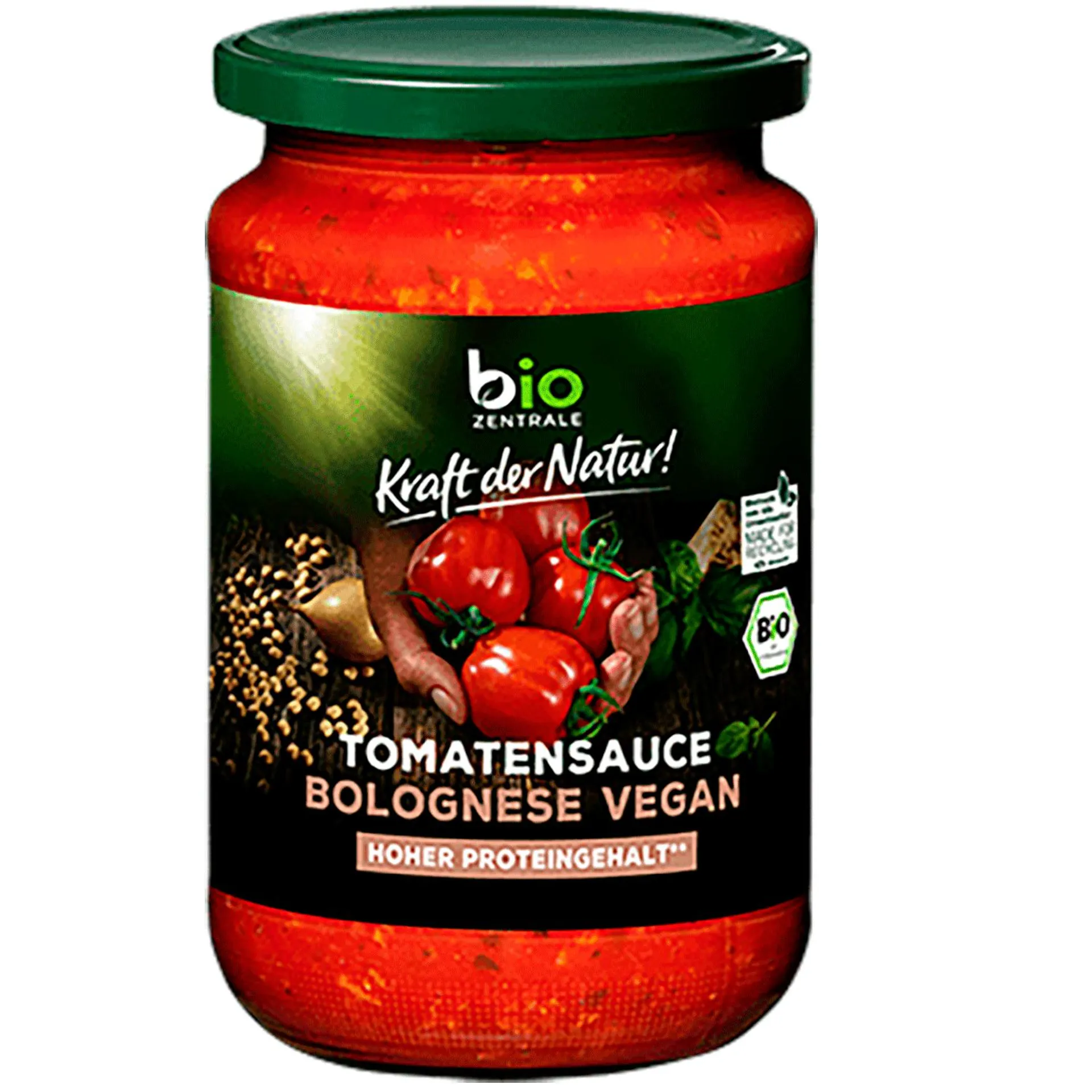 Salsa tomate bologne vegana orgánica 350 g