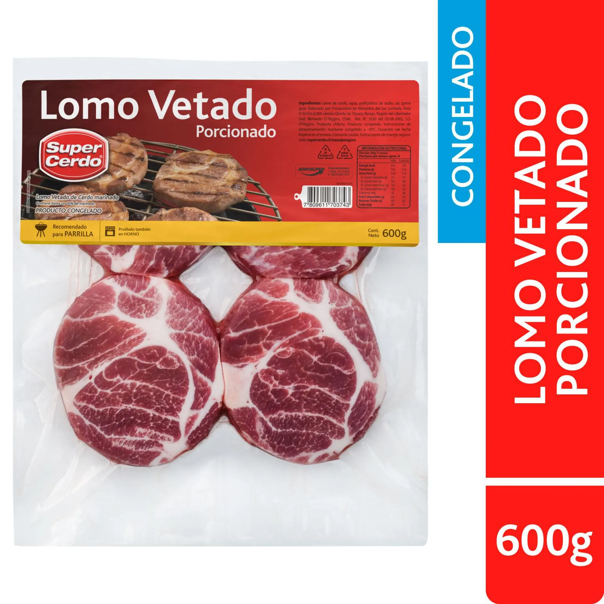 Lomo Vetado 600 g