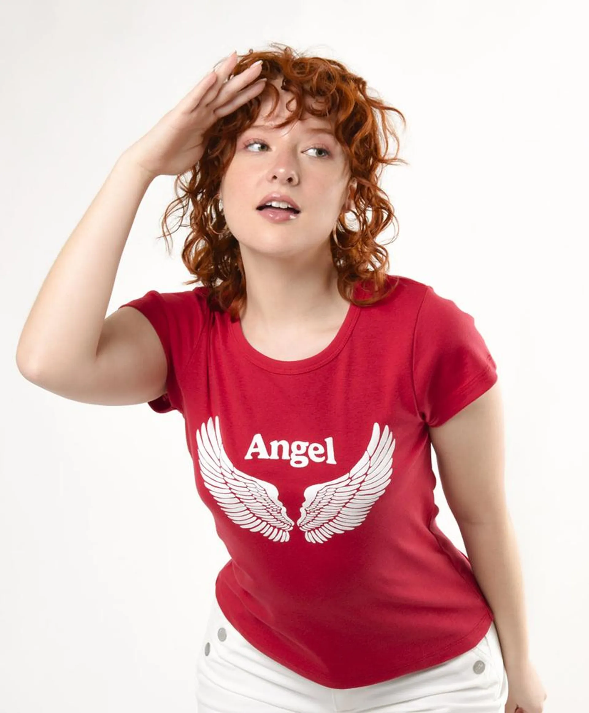 Polera mujer alas ángel