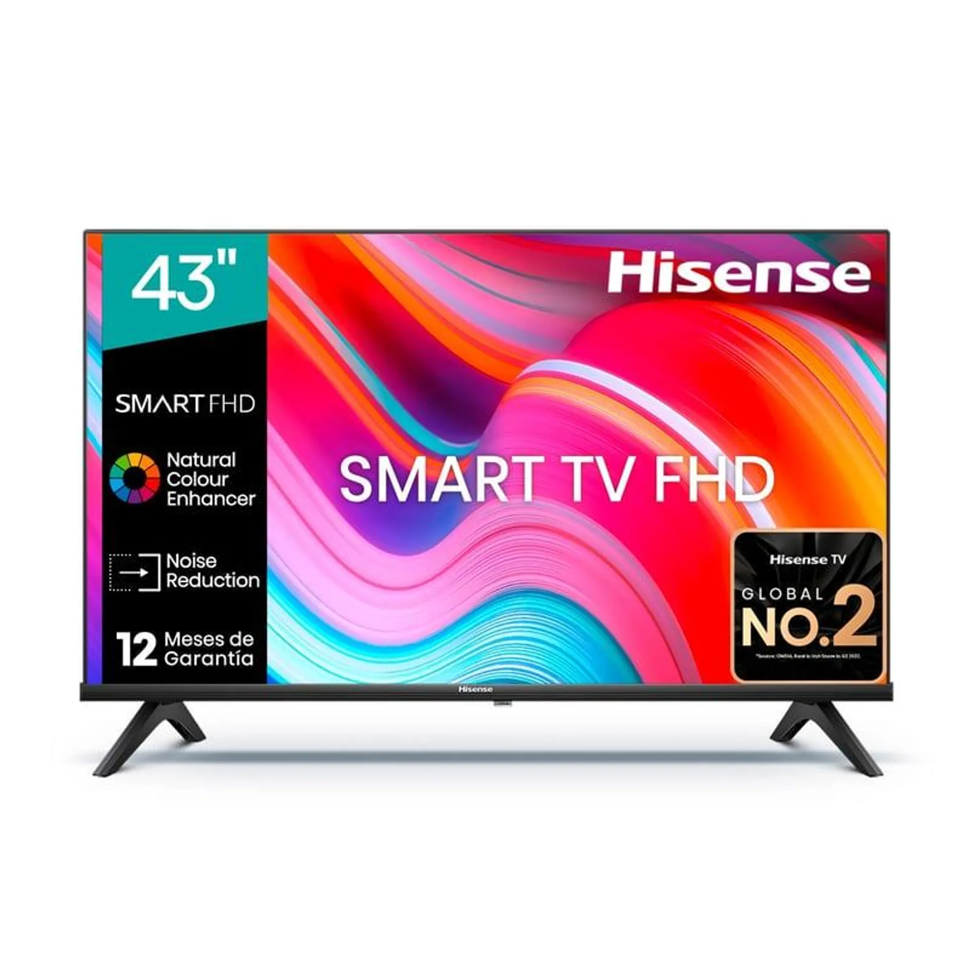 Led Smart Tv 43" 43 A4K 4K Hd Vidaa Hisense